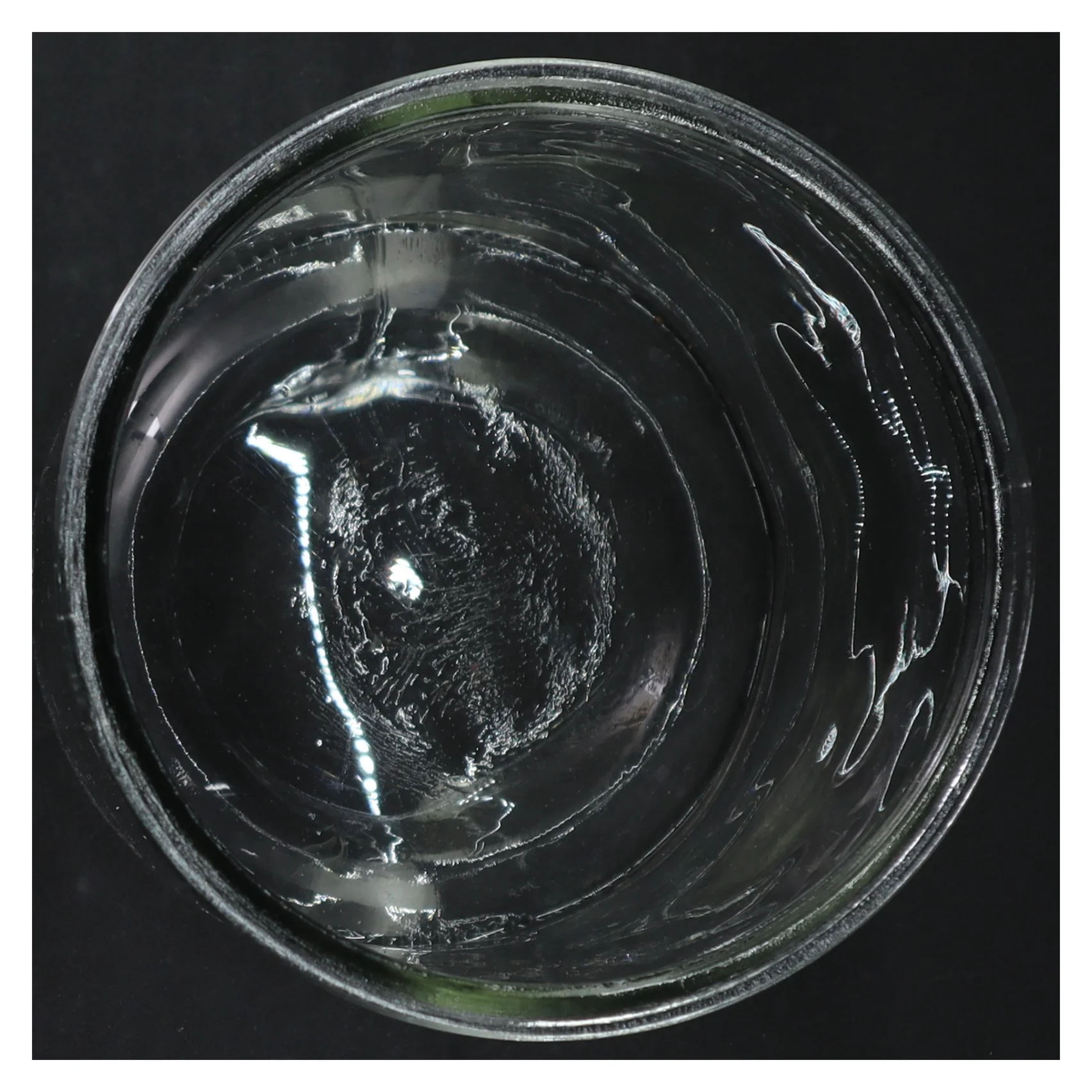 Glasvase (str. H. 17,5 cm. ø. 13,5 cm)