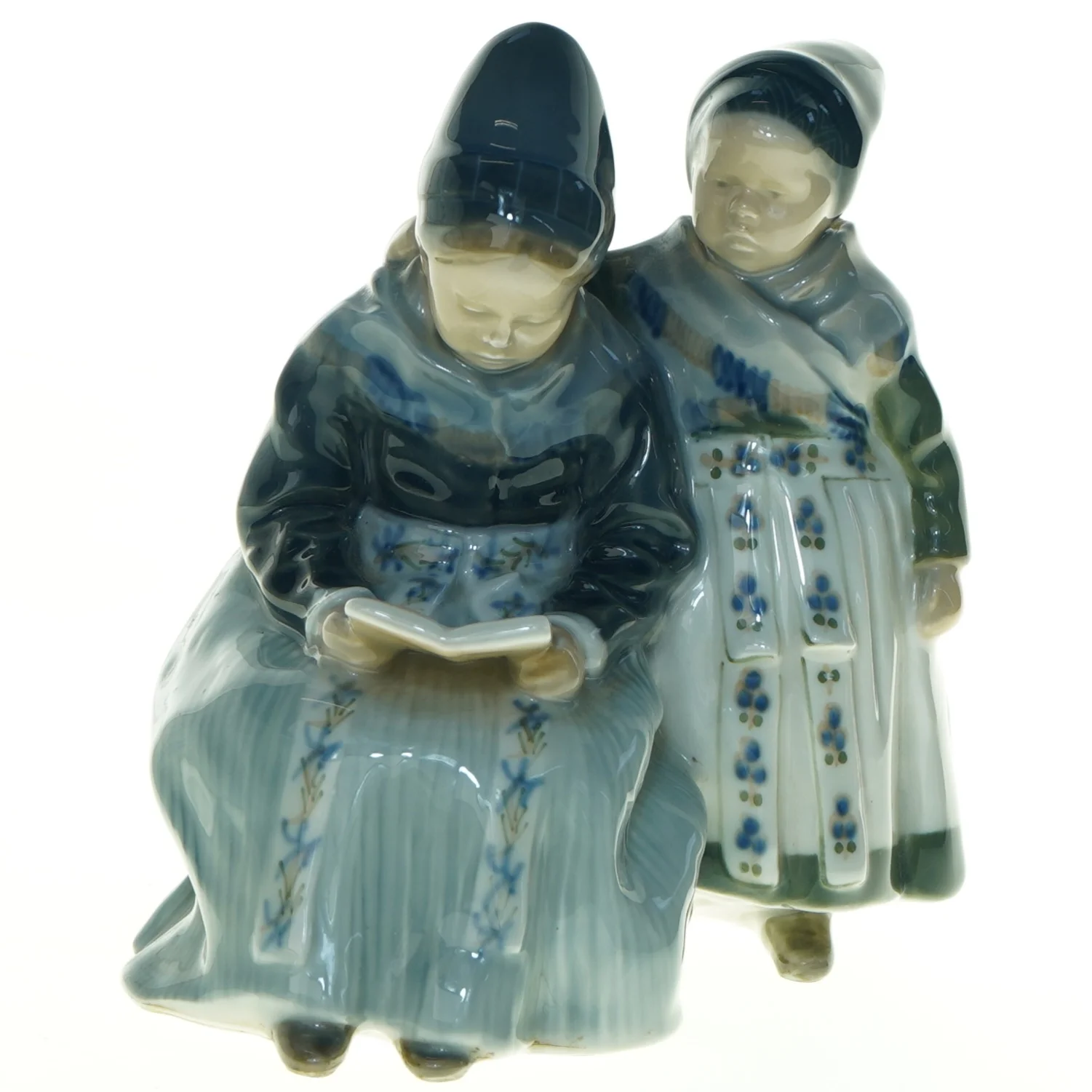 Royal Copenhagen. Amagerpiger. Model 1395. fra Royal Copenhagen (str. 15,5 x 18 cm)