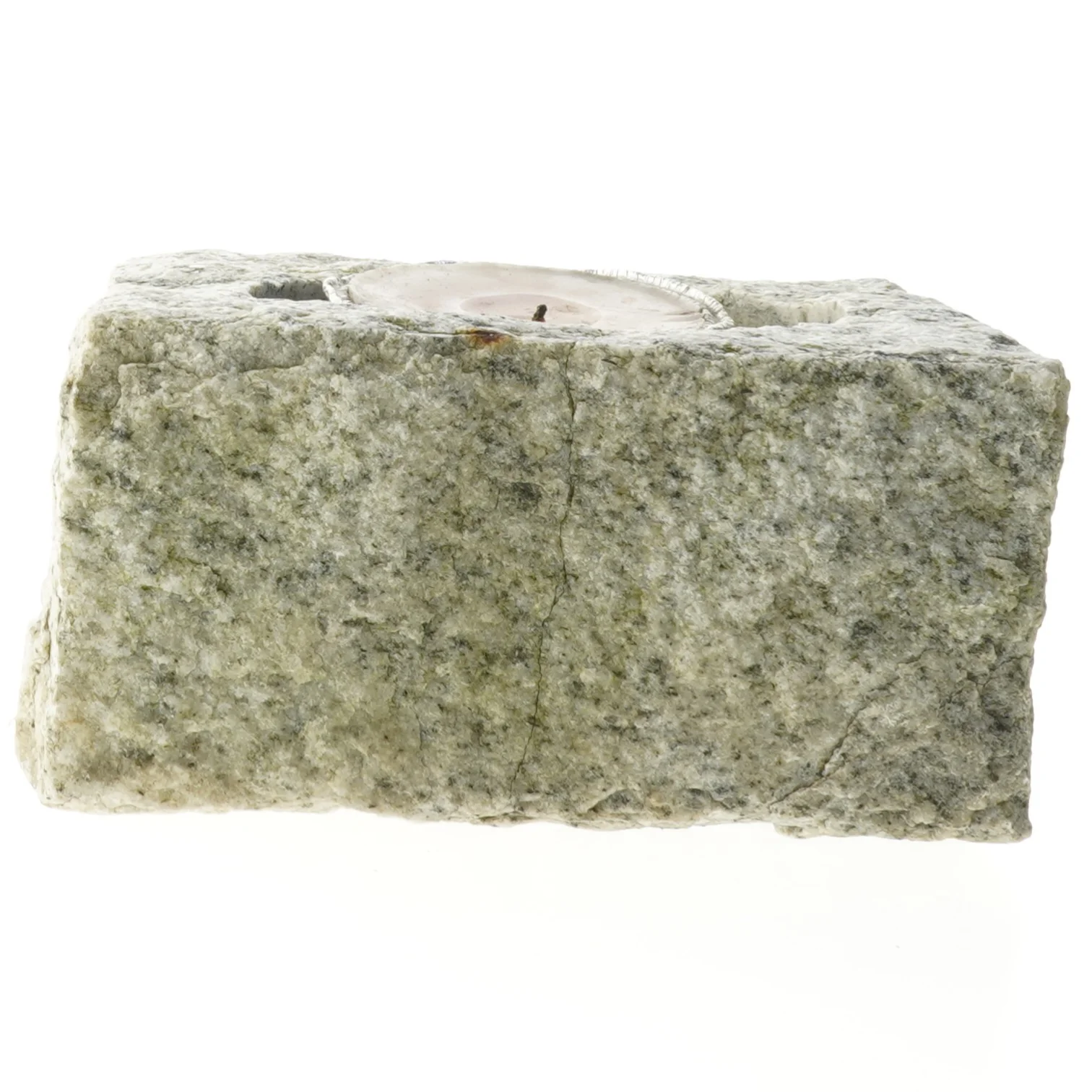 Granit fyrfadsstage (str. 18x18 cm)