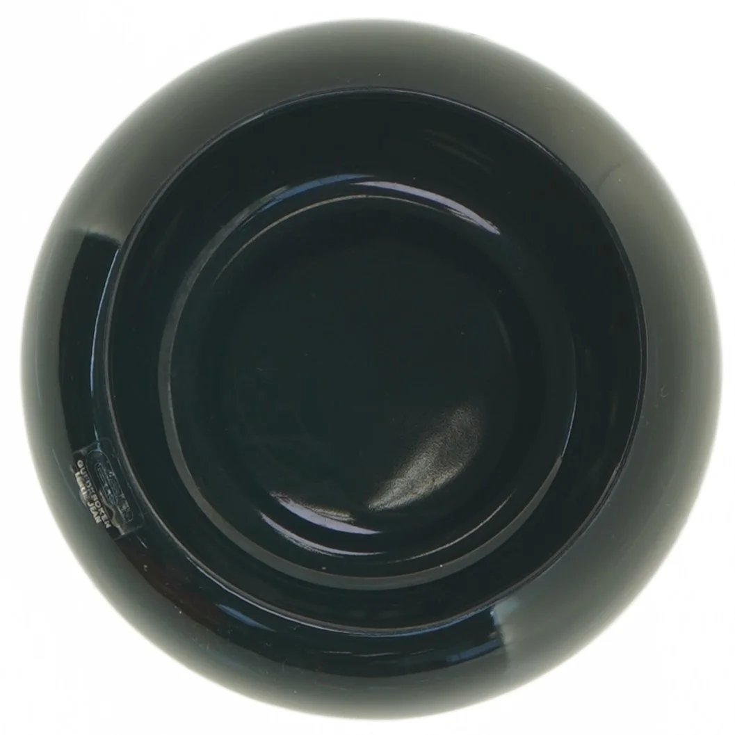 Sort keramik vase (str. 14 x 8 cm)