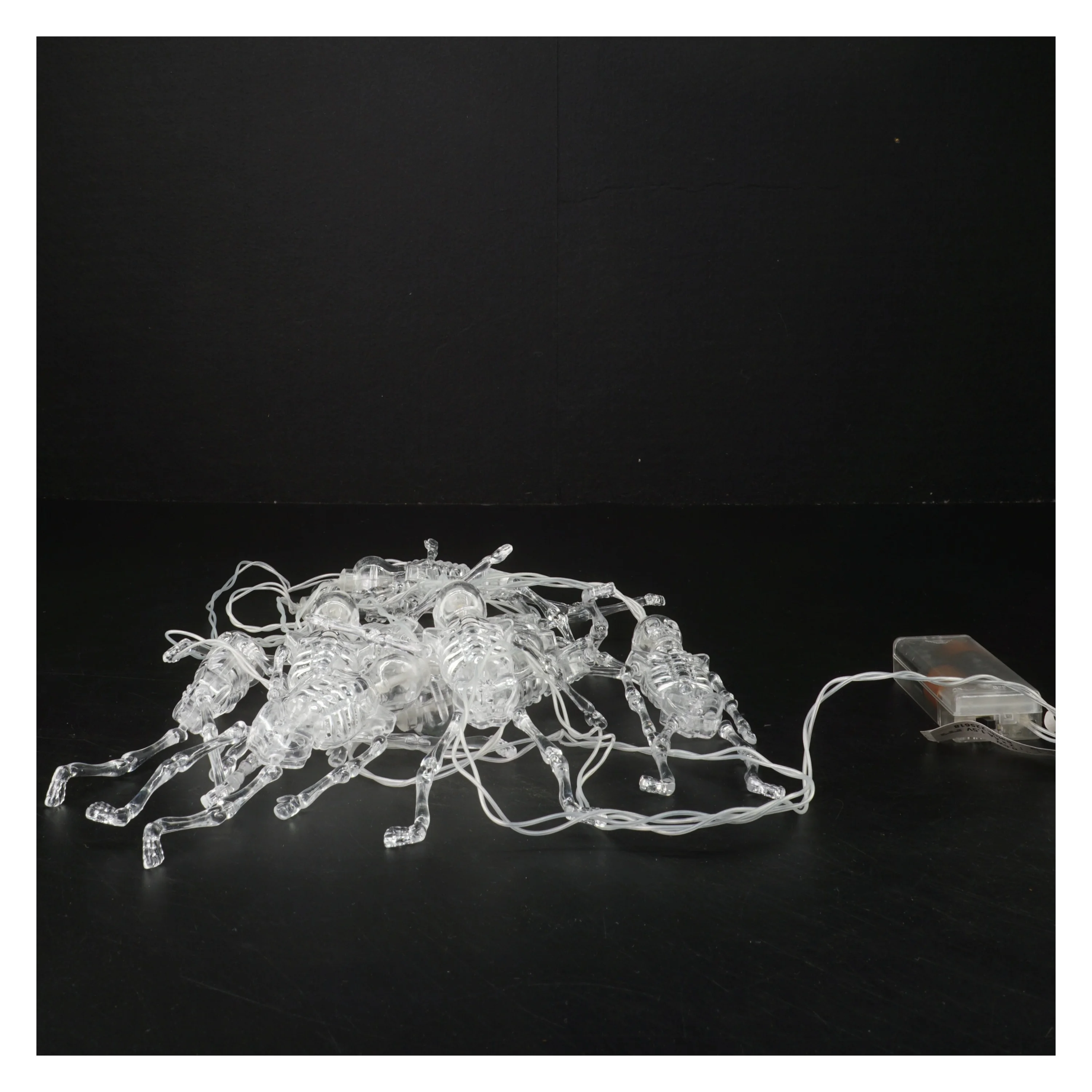 Skelet lyskæde Halloween