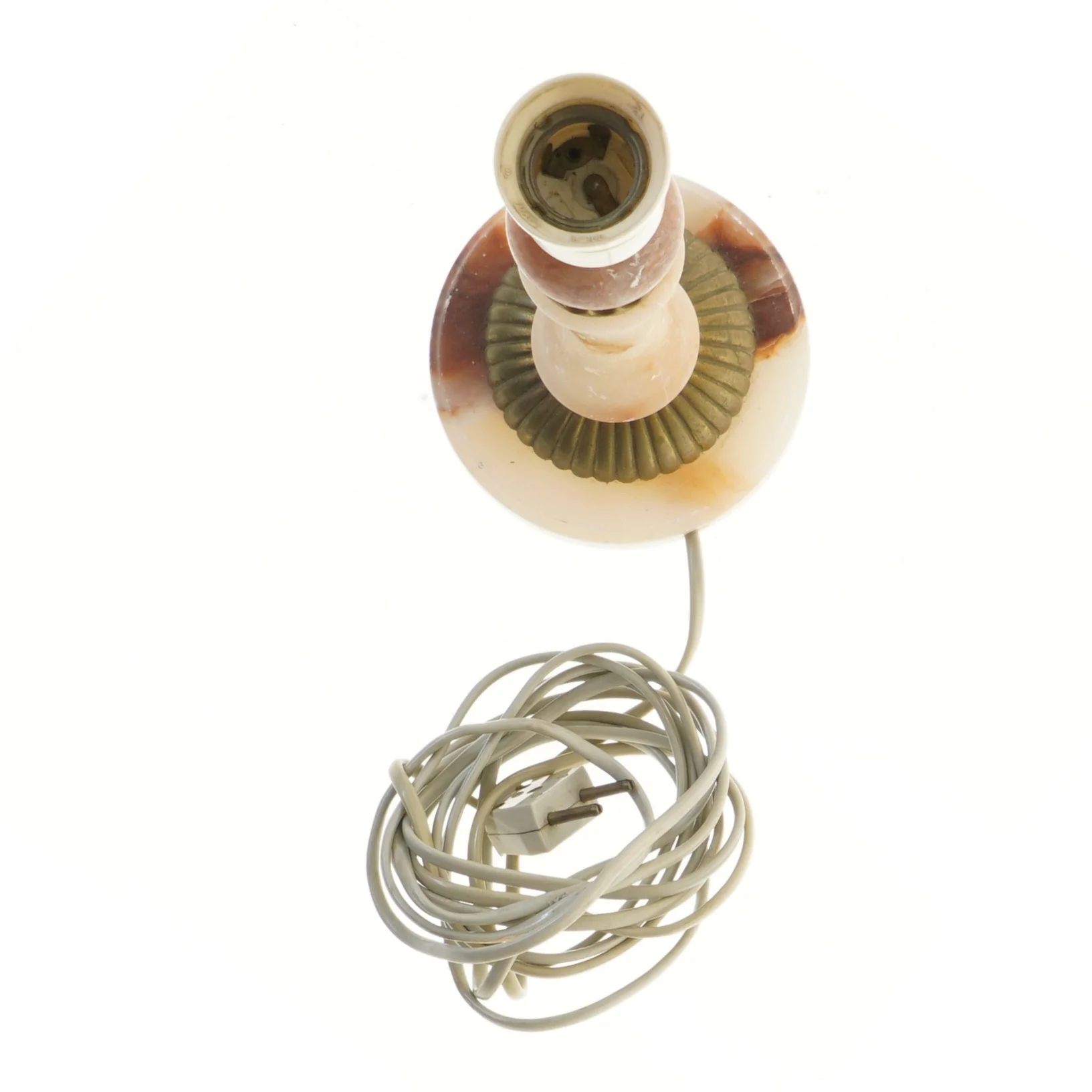 Retro flot Bordlampe af marmor (str. 32 cm)