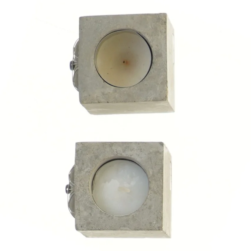 Betonlysestager Hjärtans Lust fra Annica Vallin (str. 6x6x6 cm)