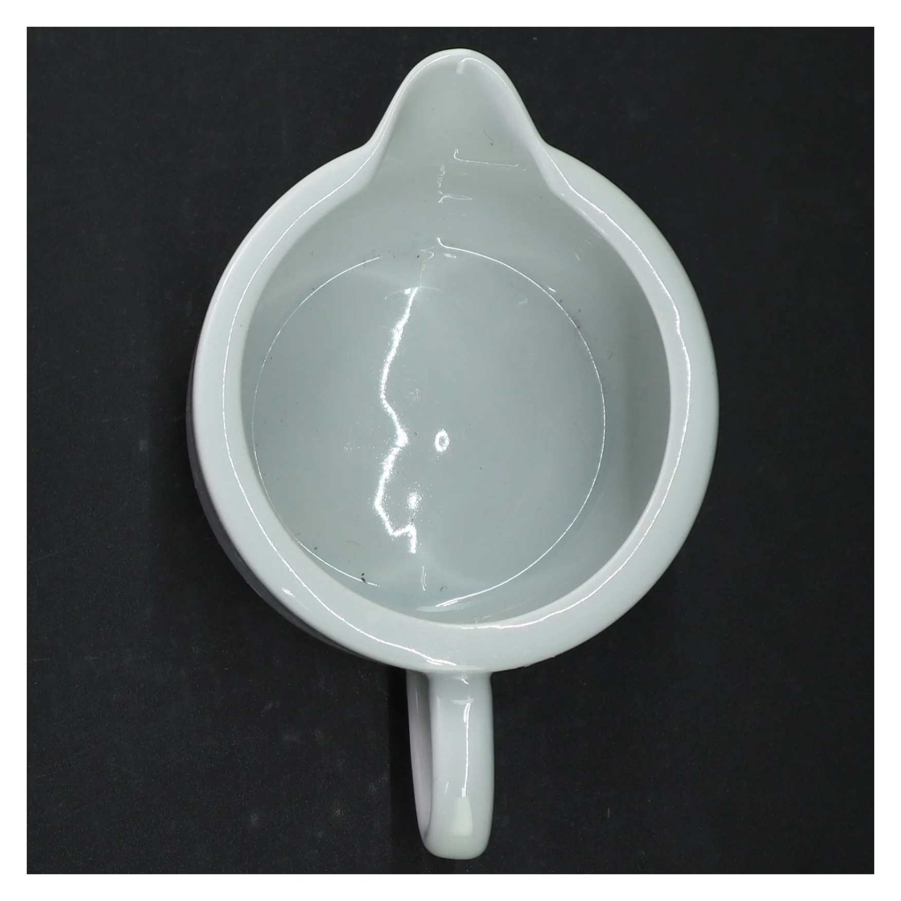 Hvid porcelænskande (str. 11 cm)