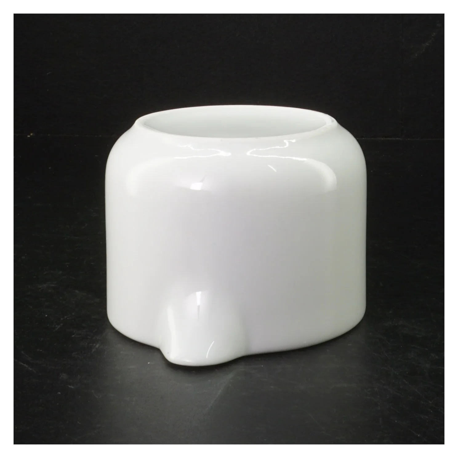 Hvid porcelænskande (str. 11 cm)