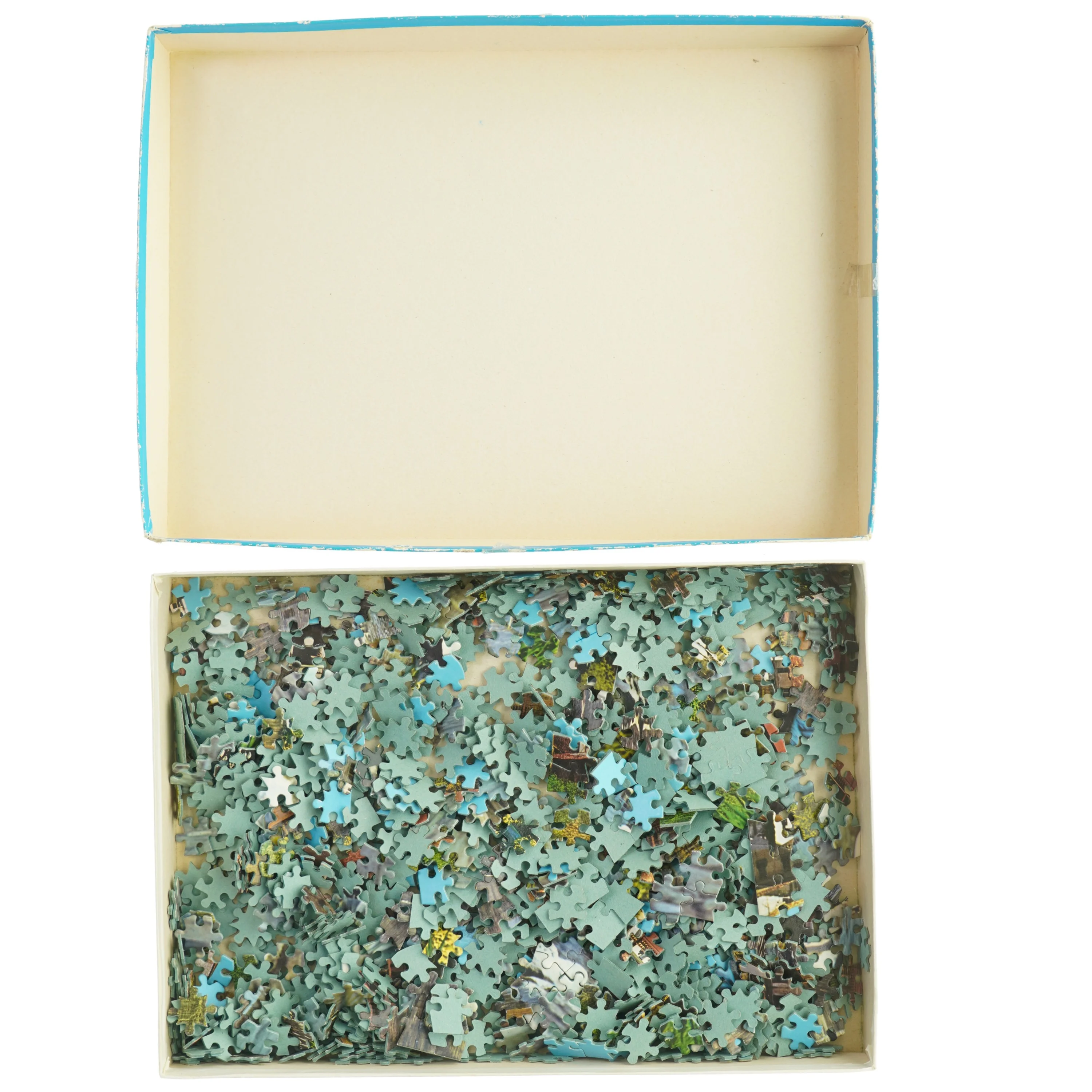 Brugt 1000-brikker puslespil