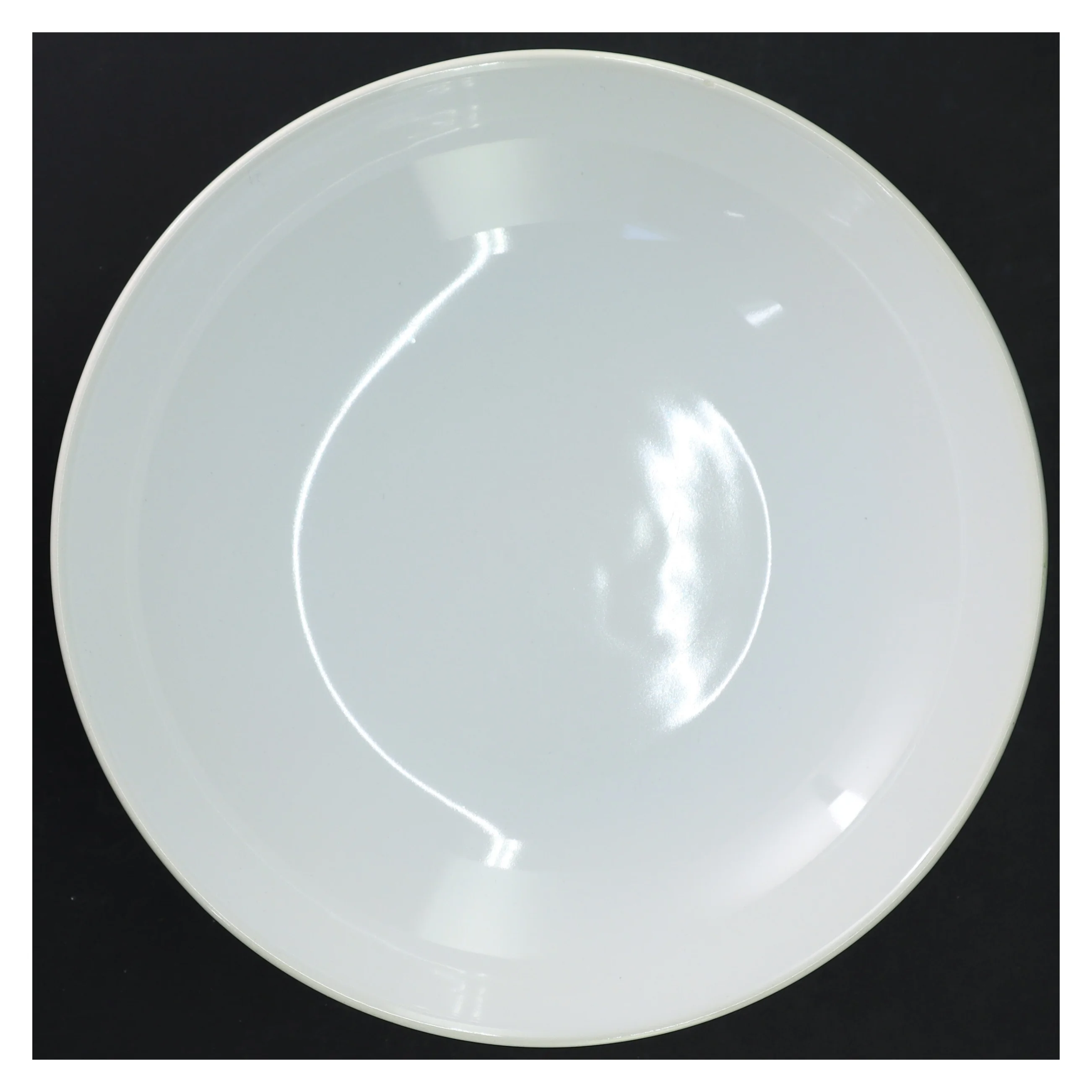 Hvide porcelænstallerkner, dybe, 6 stk fra IKEA (str. 24 cm diameter. 5 cm høj)