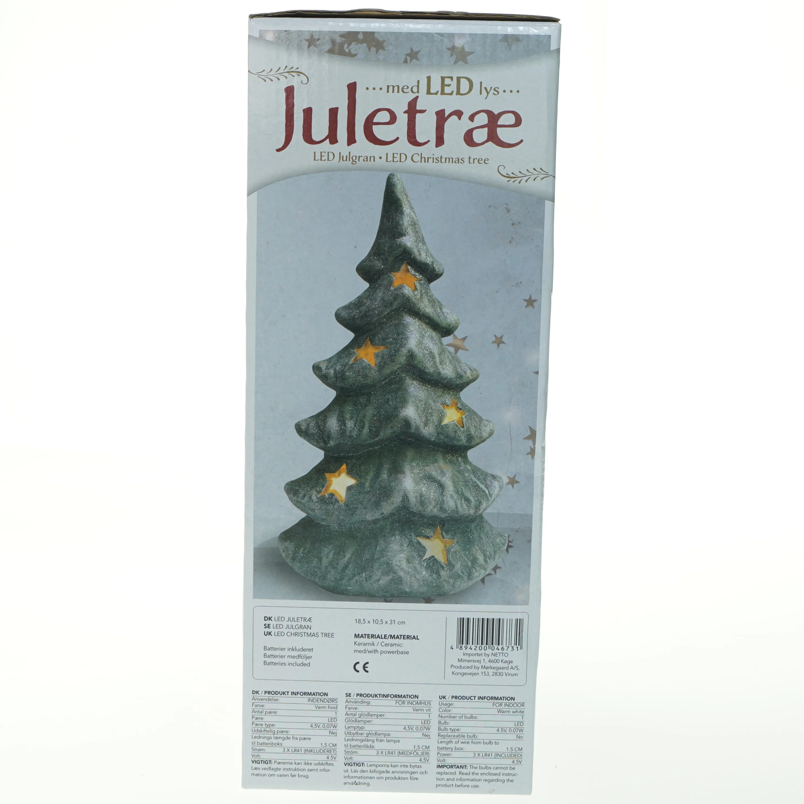 LED juletræ dekoration (str. H. 32 cm)