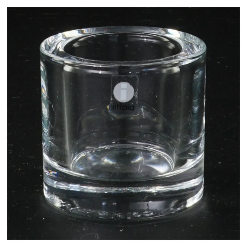 Glasholder til fyrfadslys fra Iittala (str. 6 x 6 komma 5 cm)