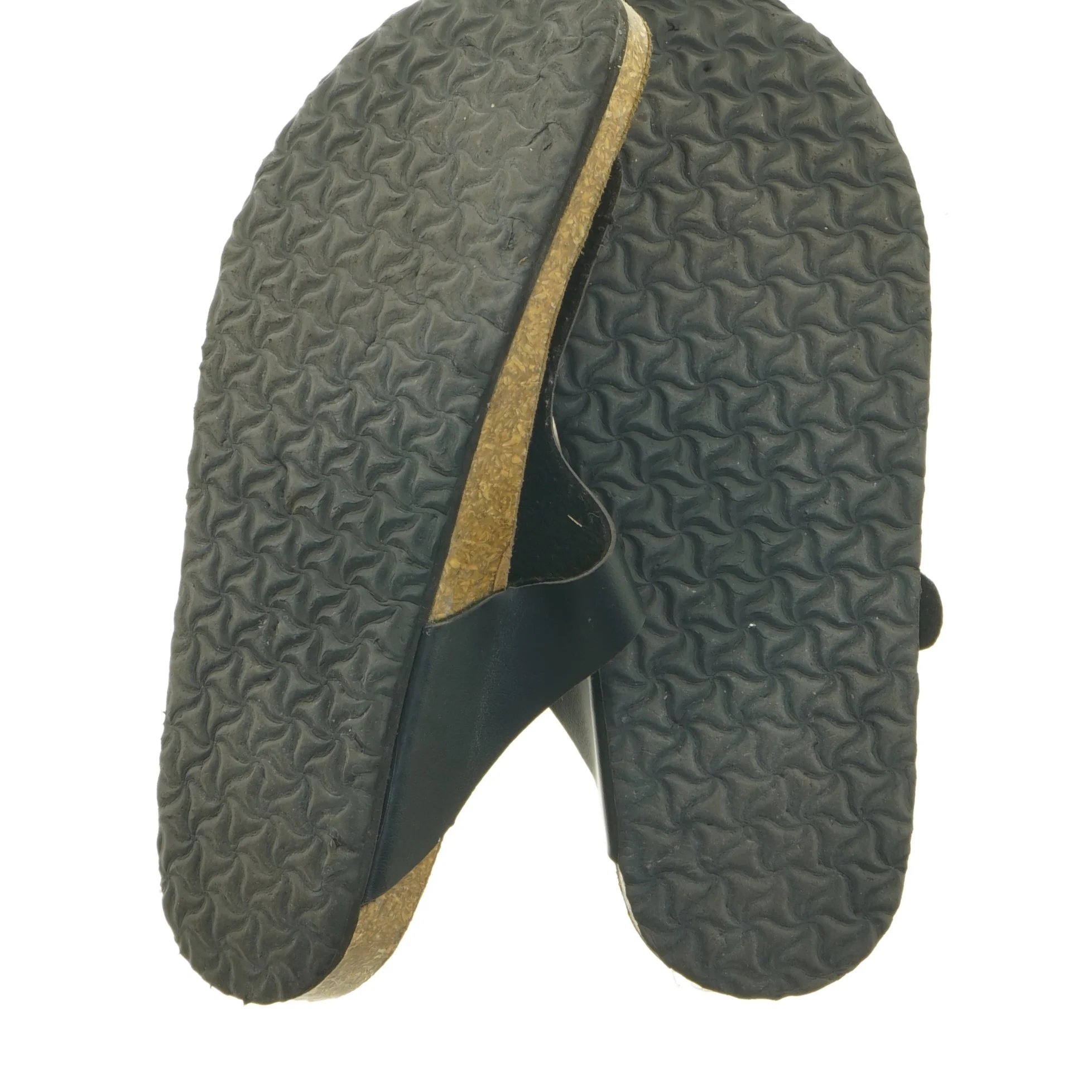 Sorte læder sandaler (str. 39-40)