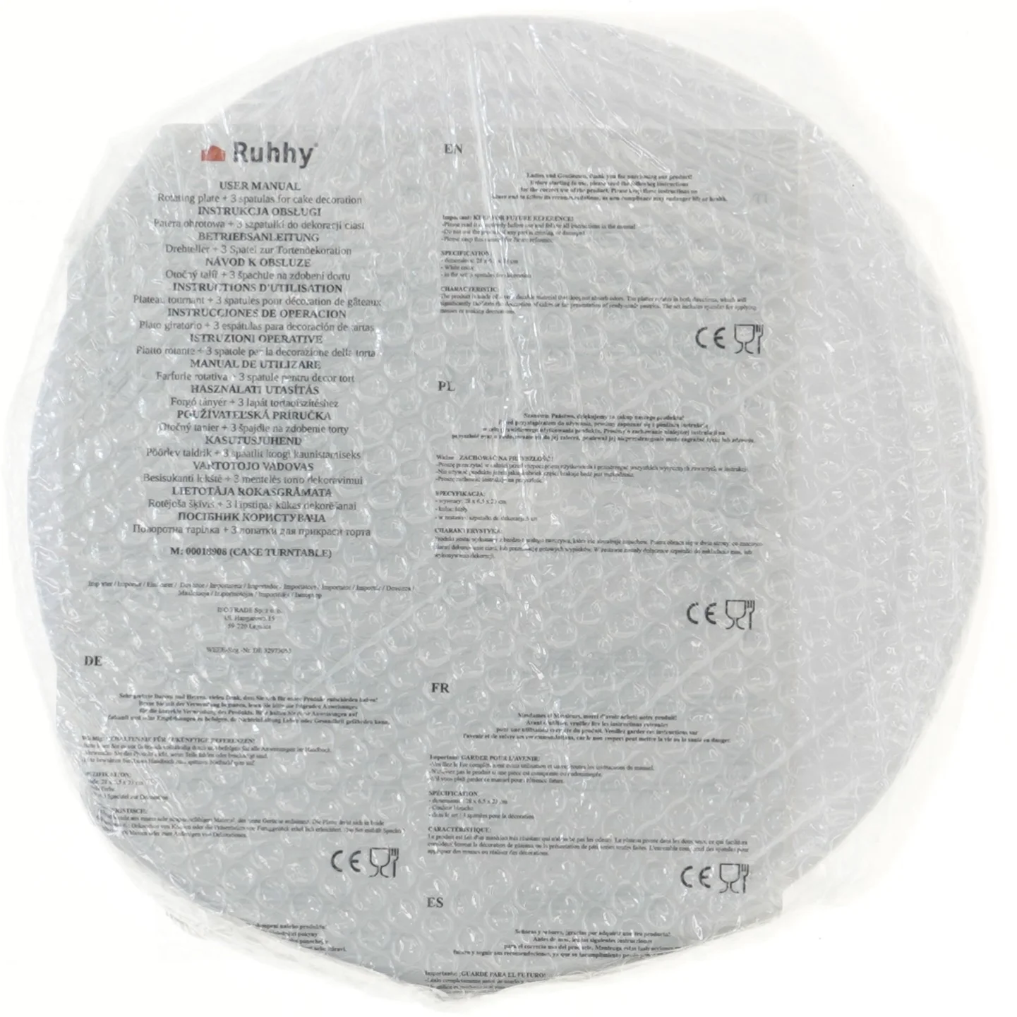 Ruhhy kage turntable fra Ruhhy (str. Ø 28 cm)