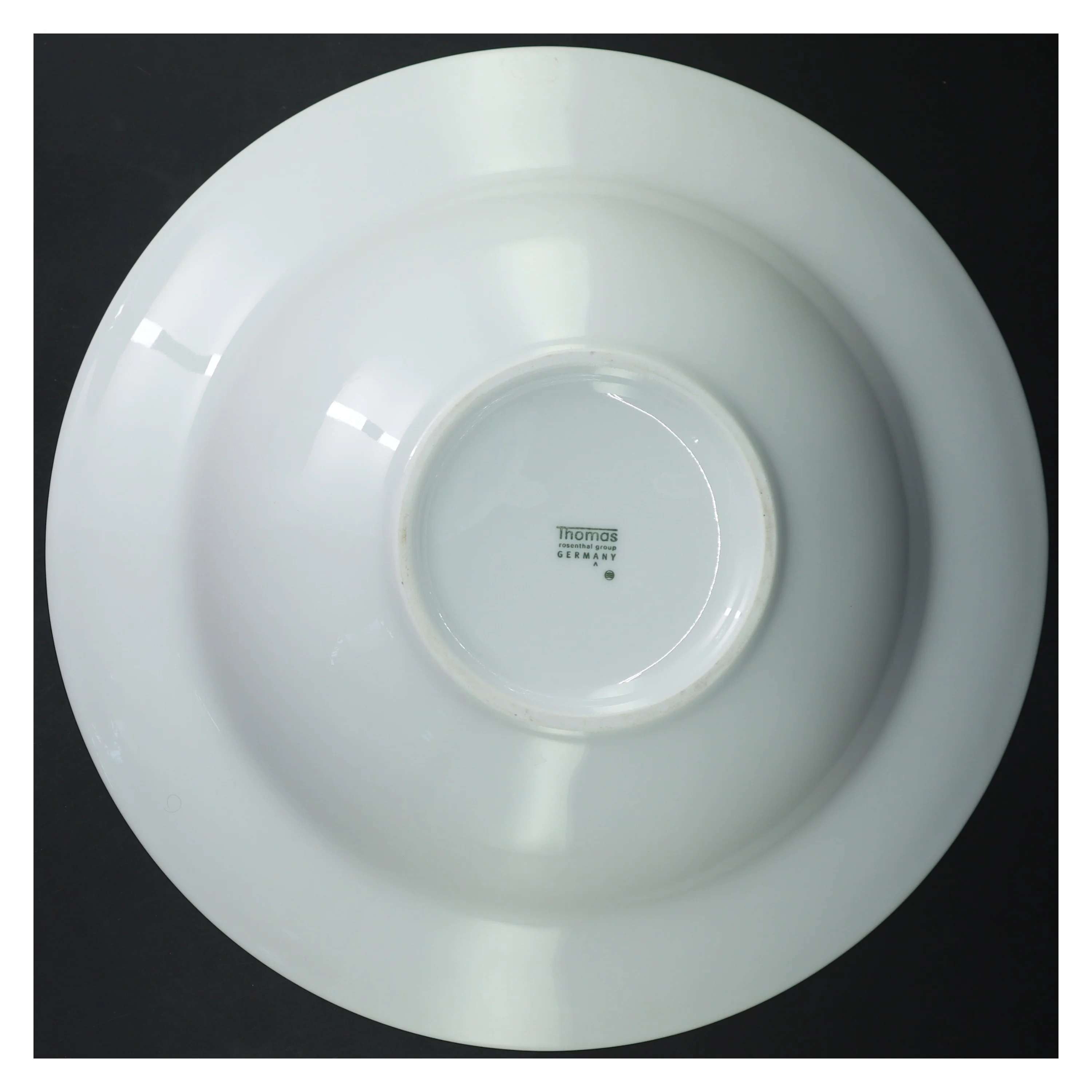 Stor hvid porcelænsskål fra Thomas (str. Ø 32 cm)