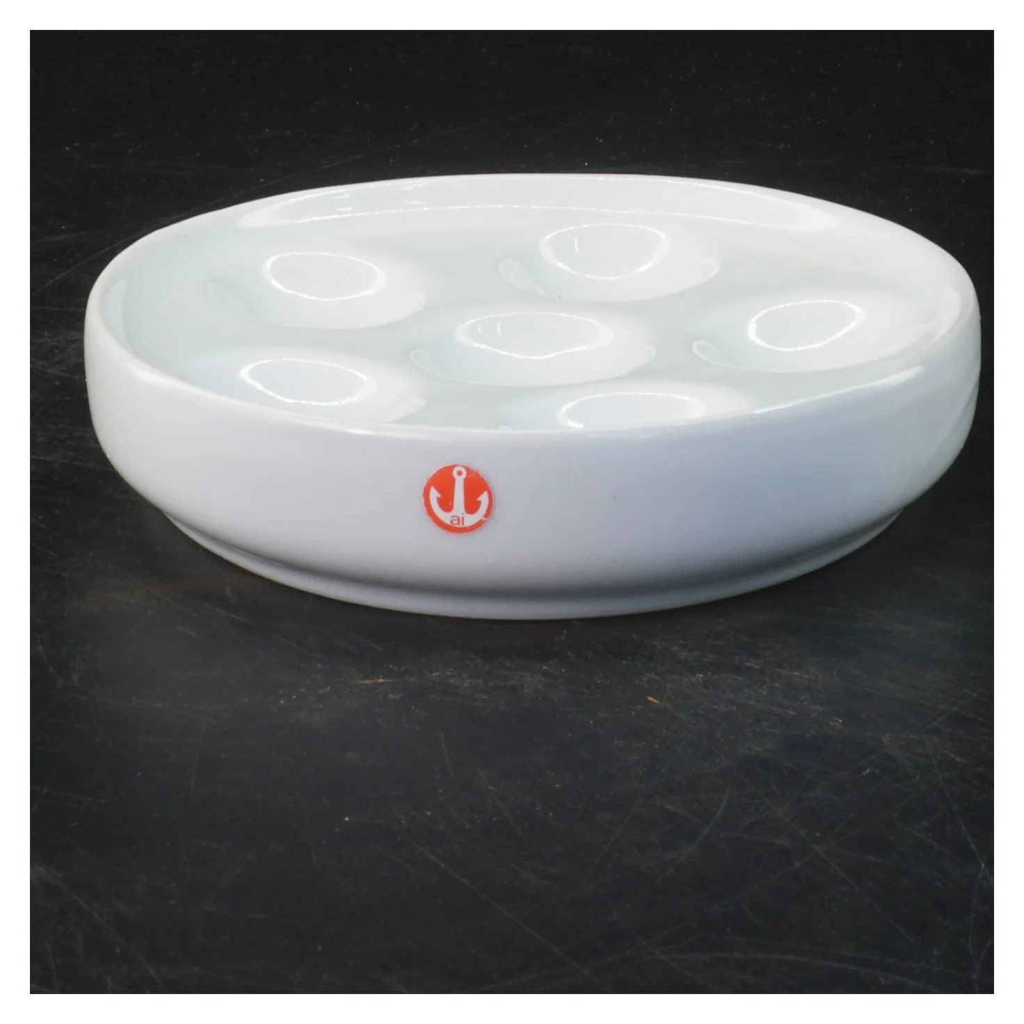 Snegle tallerken ai porcelæn (str. Ø 14x3 cm)