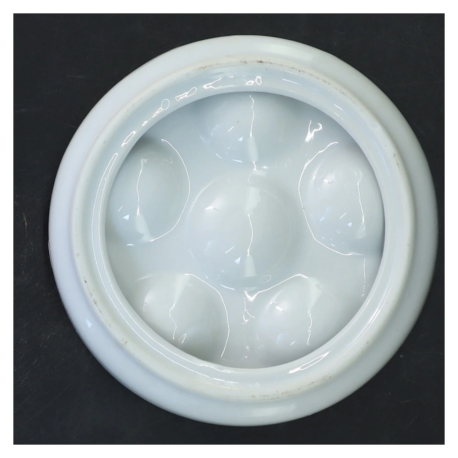 Snegle tallerken ai porcelæn (str. Ø 14x3 cm)