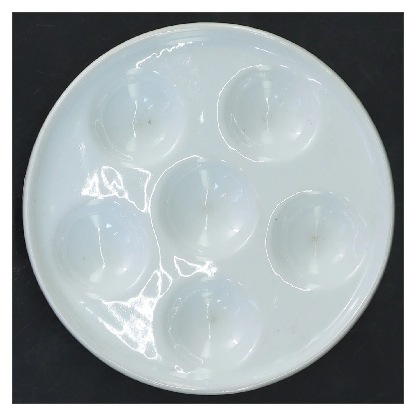 Snegle tallerken ai porcelæn (str. Ø 14x3 cm)