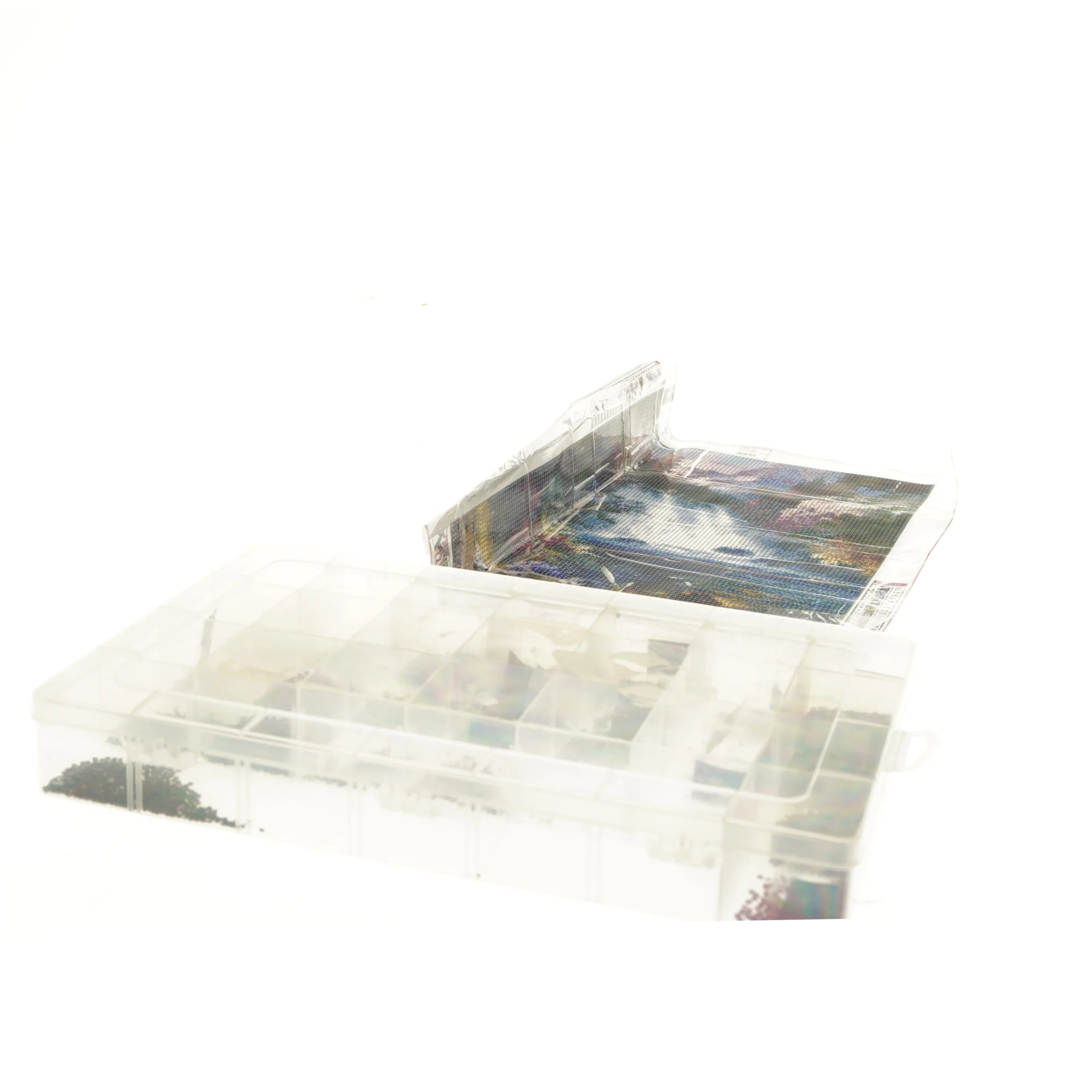 Diamant broderingssæt med vandfaldsmotiv (str. 40x30 cm)