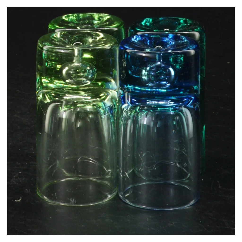 Farvede shots glas (str. 7 x 4 cm)