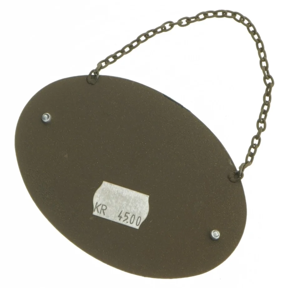 Metaldekorationsplader med sjove tekster og Bornholm-tema