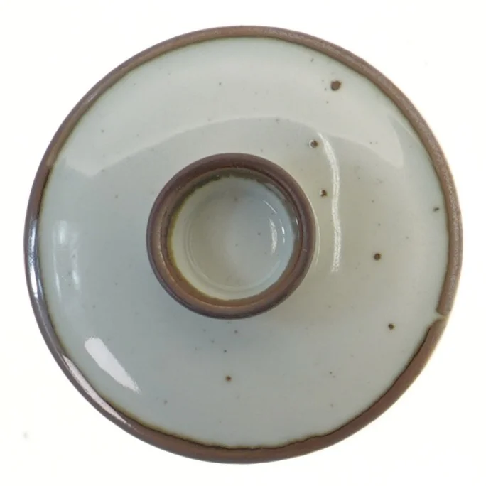 Keramikskål med låg fra Dansk Danish Design (str. Ø 12x8 cm)