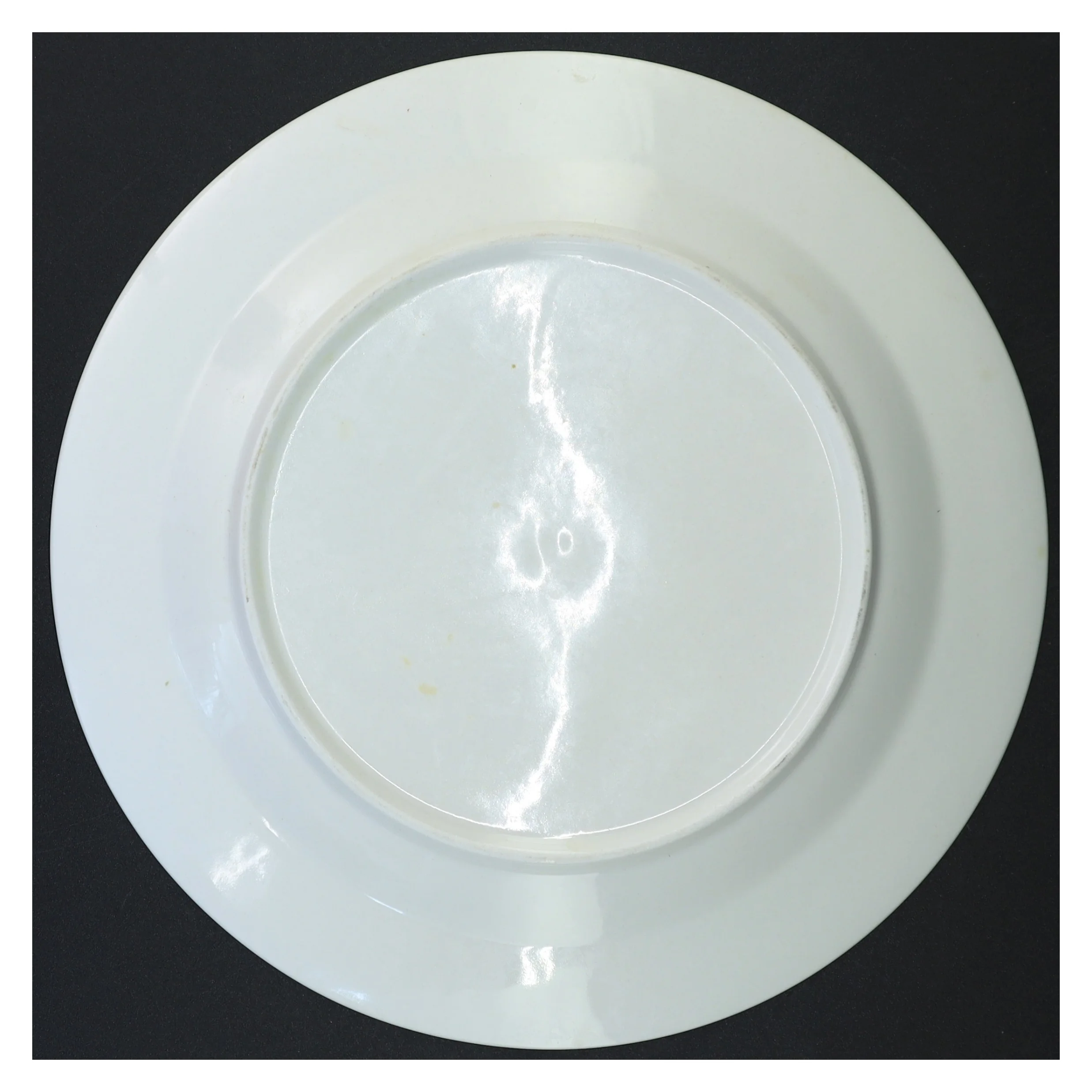 Hvide porcelænstallerkener (str. Diameter 26 cm)