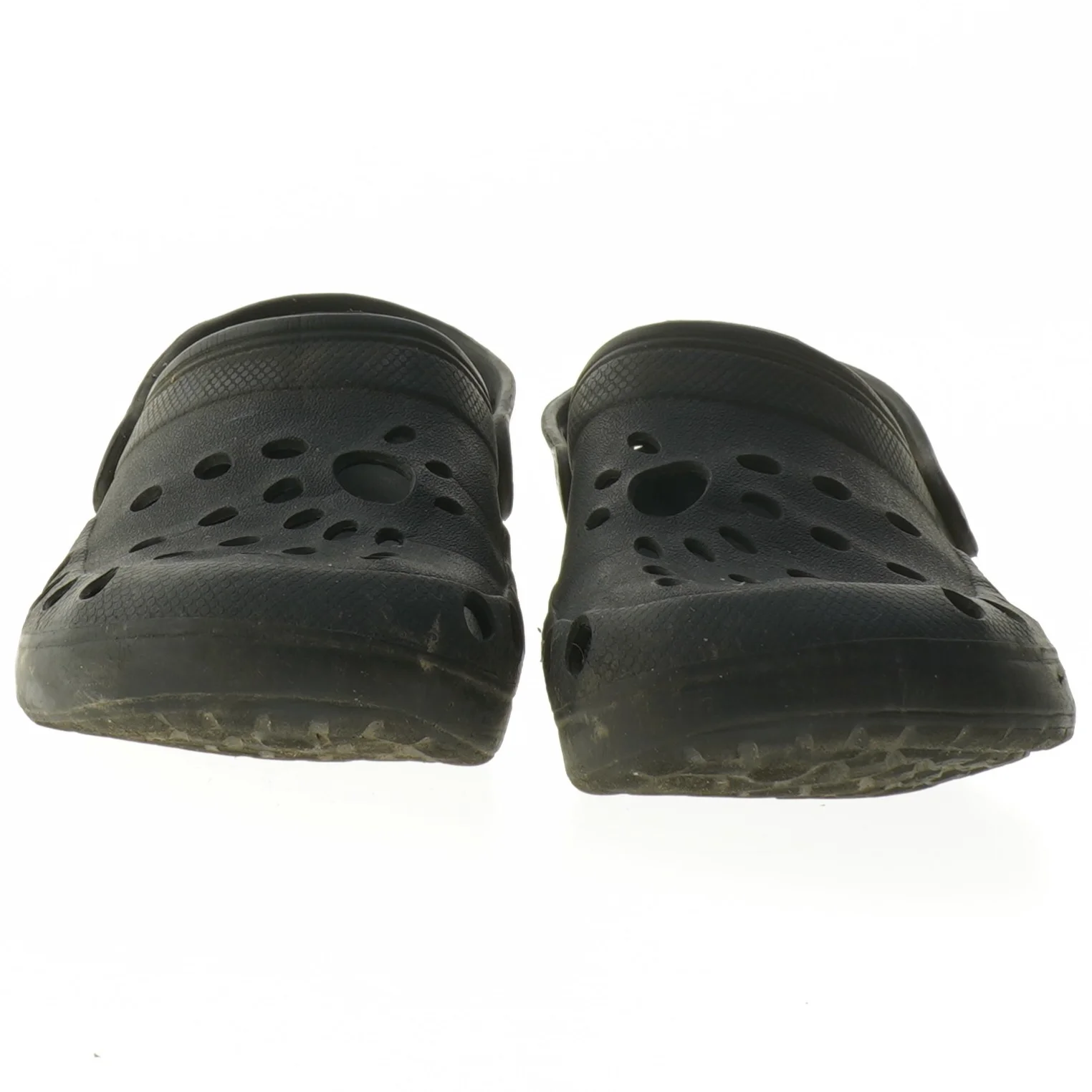Sort plast clogs (svarer til 36/37str. 38/39 )