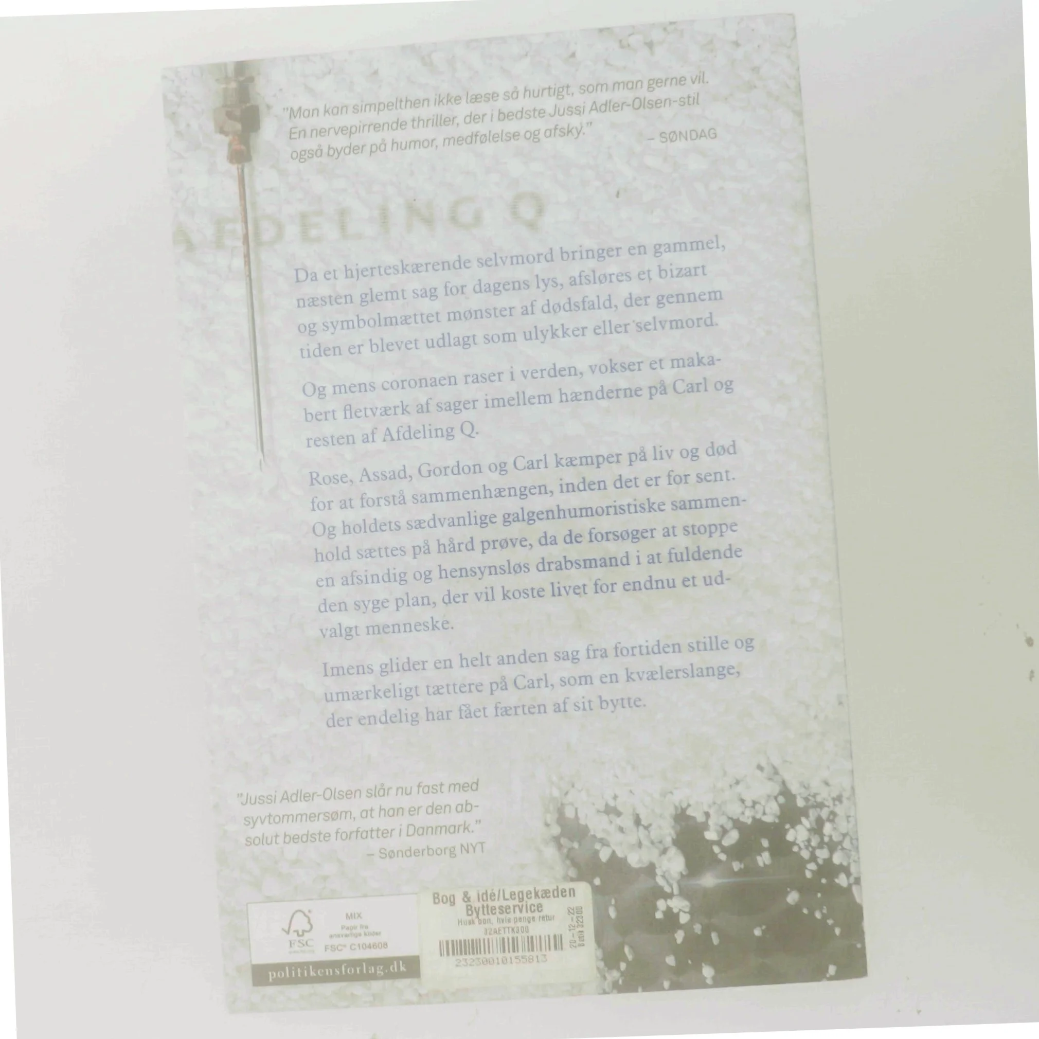 Natrium chlorid : krimithriller af Jussi Adler-Olsen (Bog)