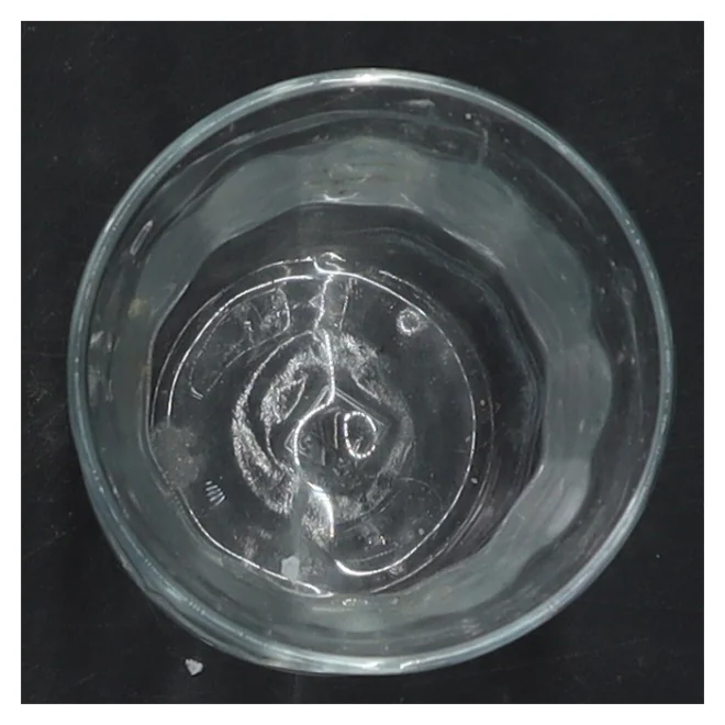 Lille glasvase (str. 8x5,5 cm)