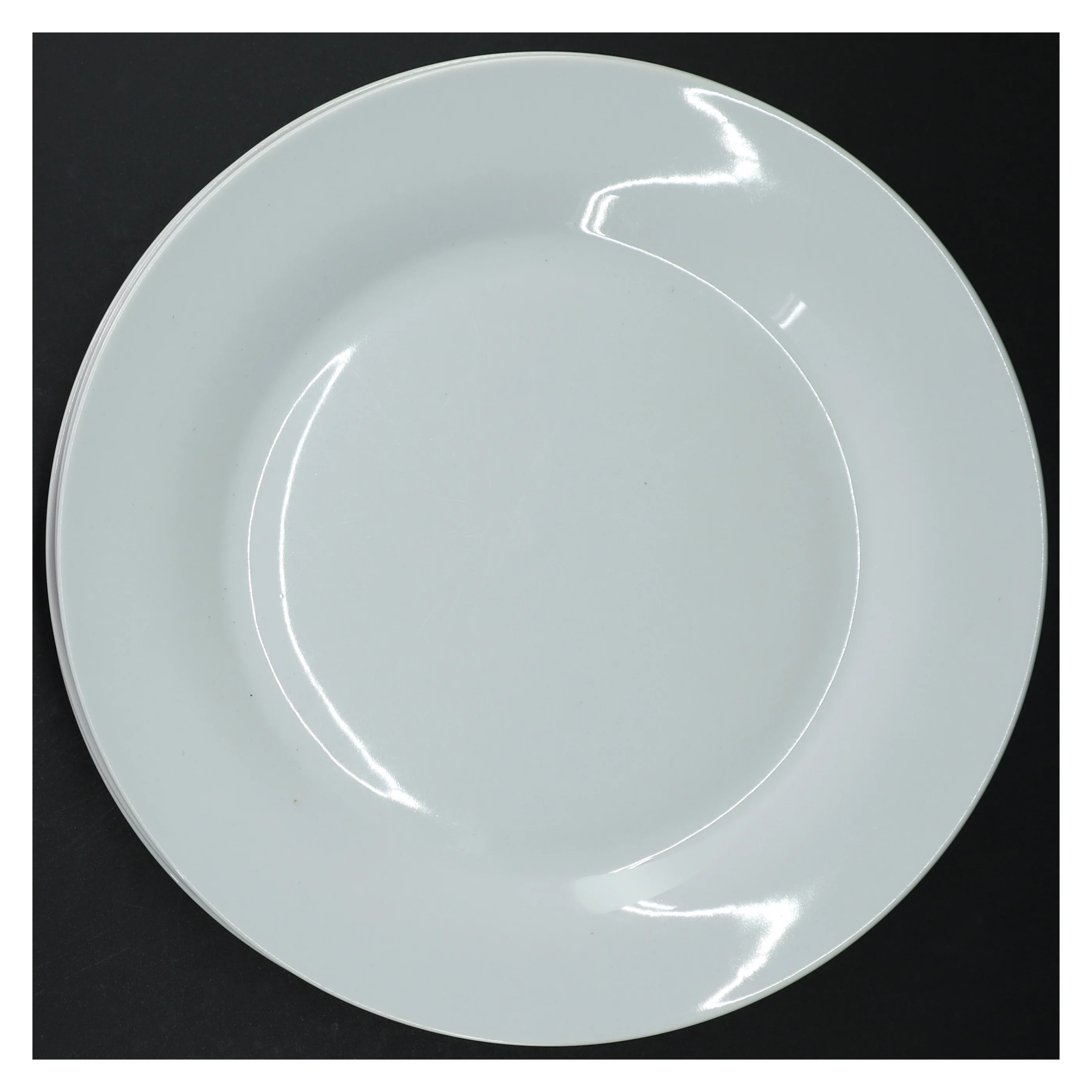 Middagstallerkener i hvid (str. Ø. 27 cm)