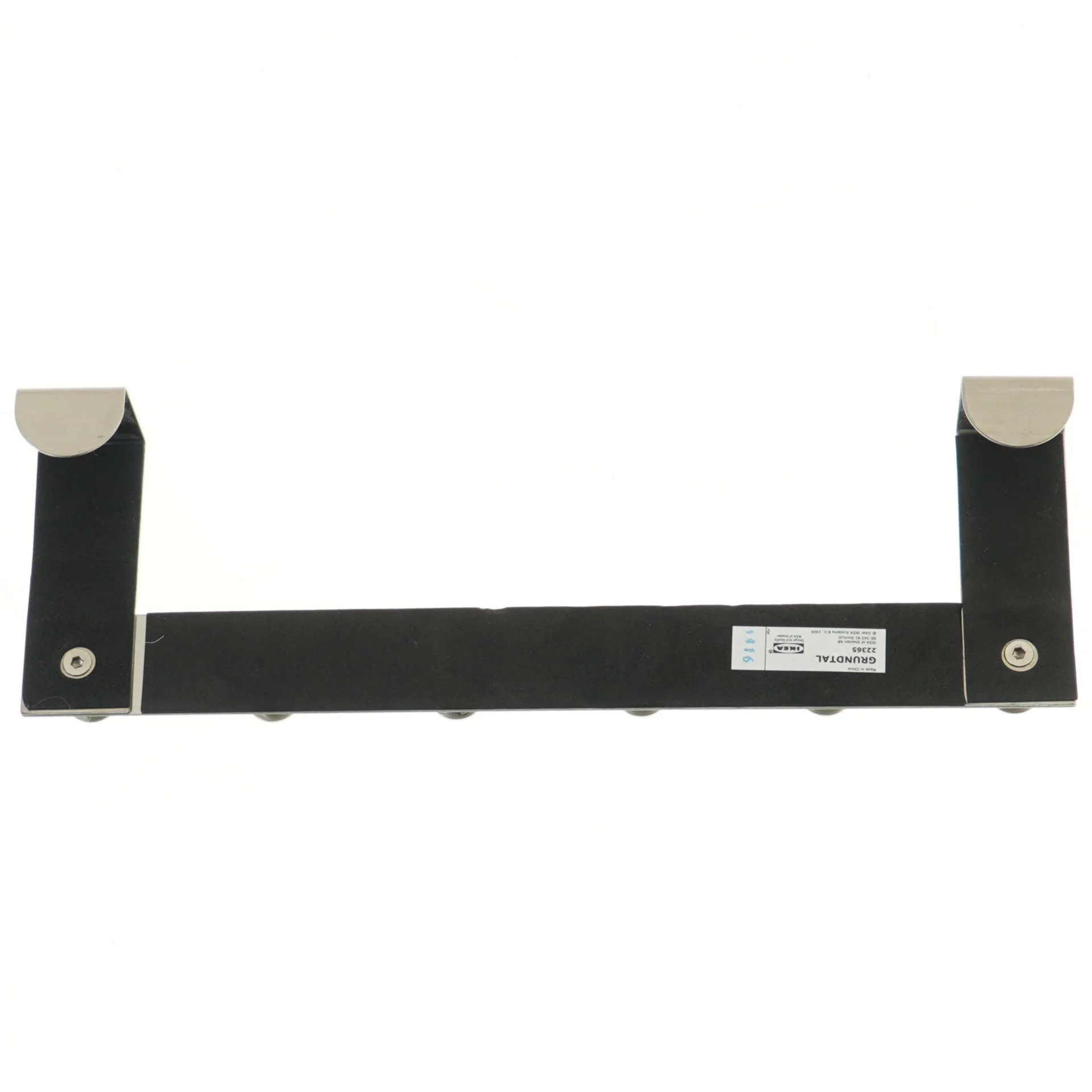 Væghængt knagerække af stål fra Gruntdal (str. 38 cm)