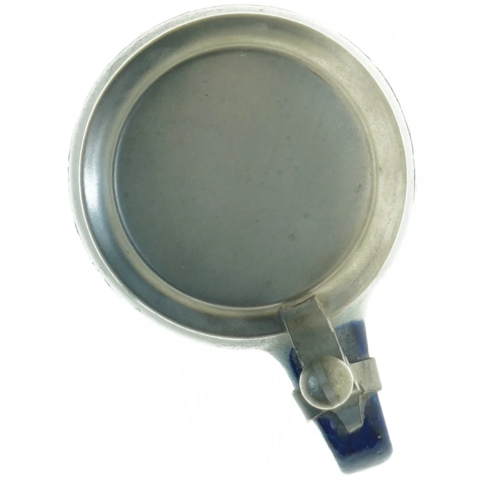 Keramikkrus med Låg fra Reinzinn (str. 14 x, 10 cm)