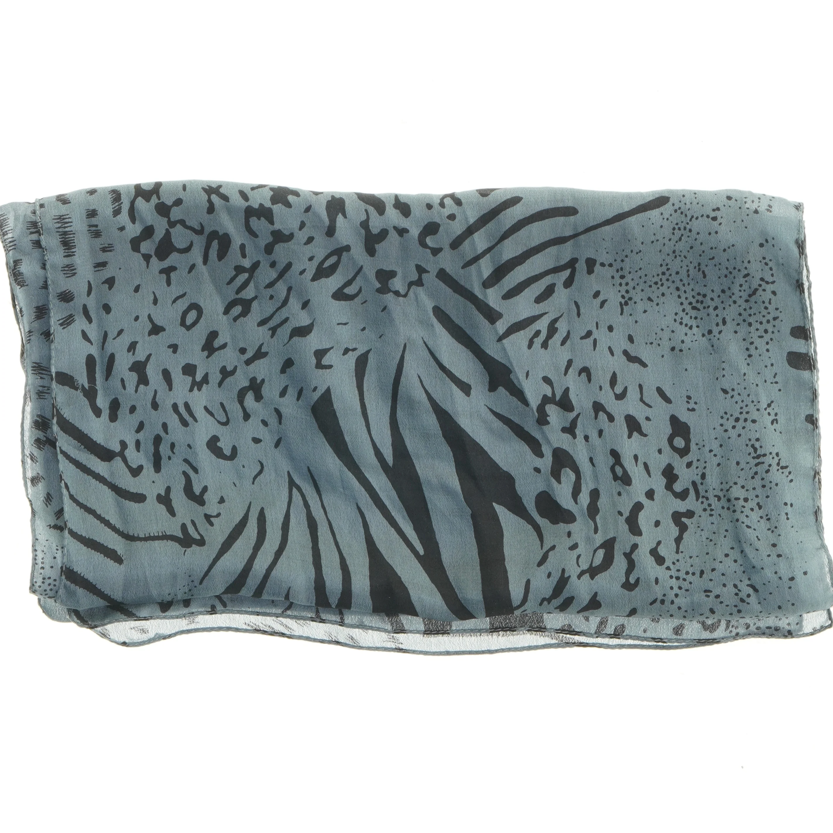 Mønstret tørklæde (str. 160x34 cm)