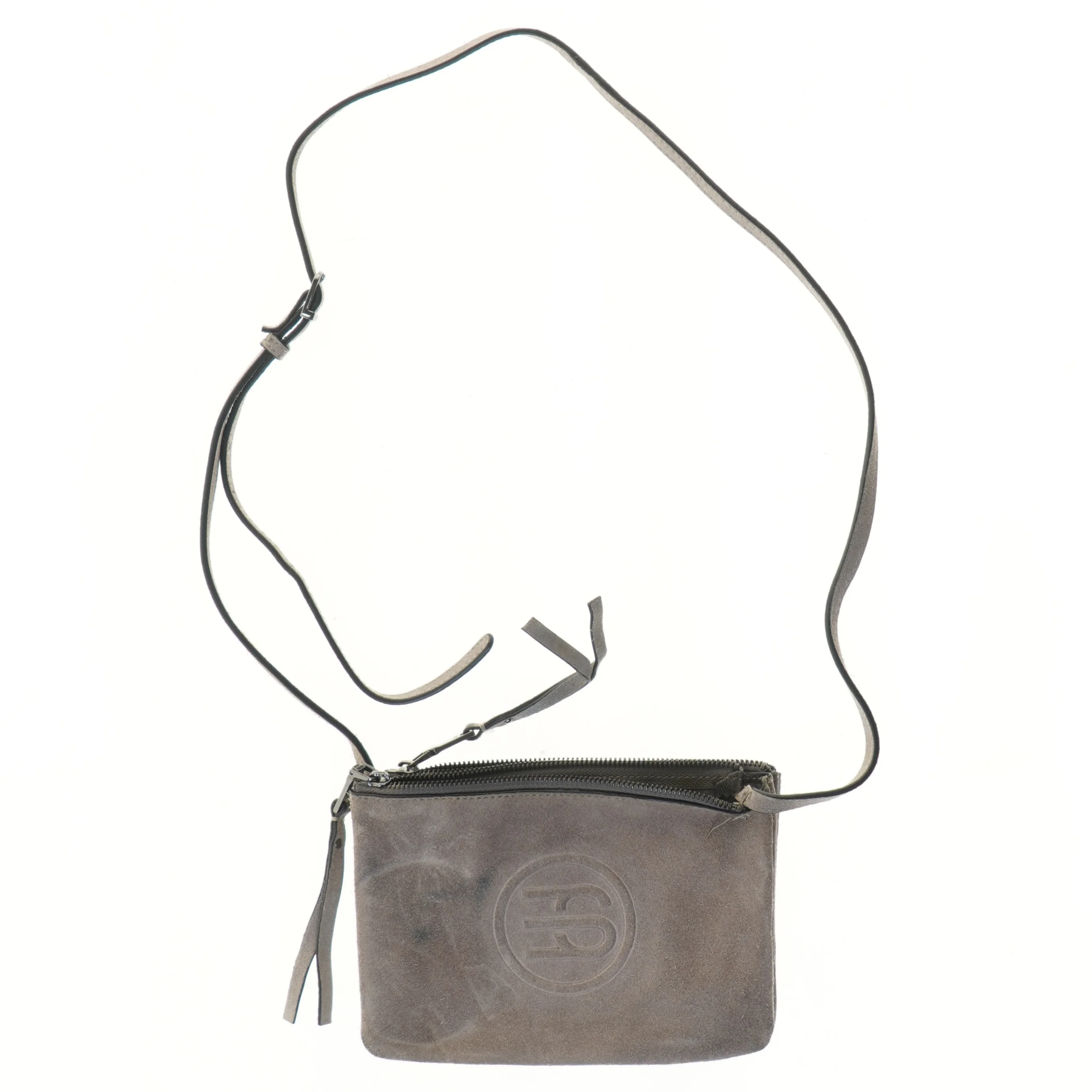 Grå skuldertaske fra Esprit (str. 22x16 cm)