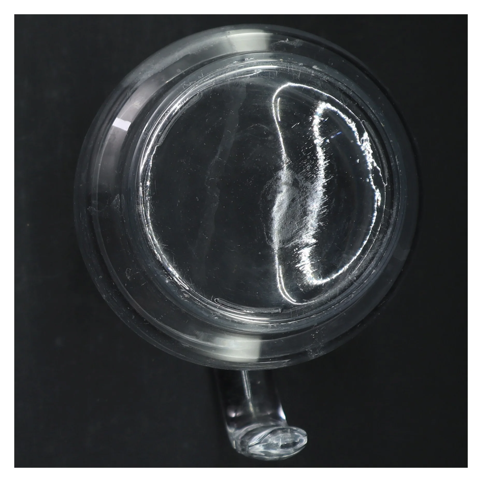 Glas kande (str. H. 20 cm)