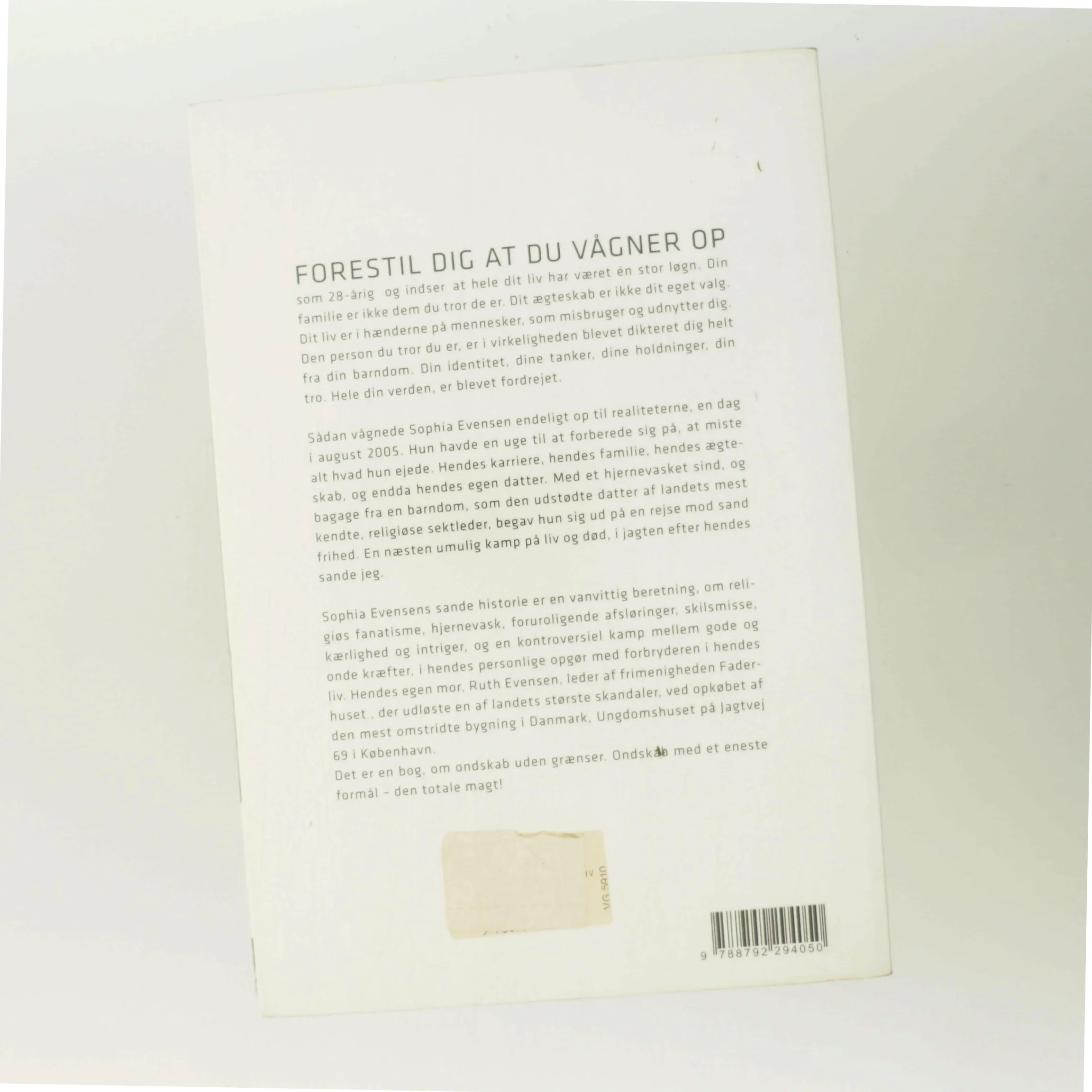 Ondskab : Ruth stjal mit liv af Sophia Evensen (Bog)