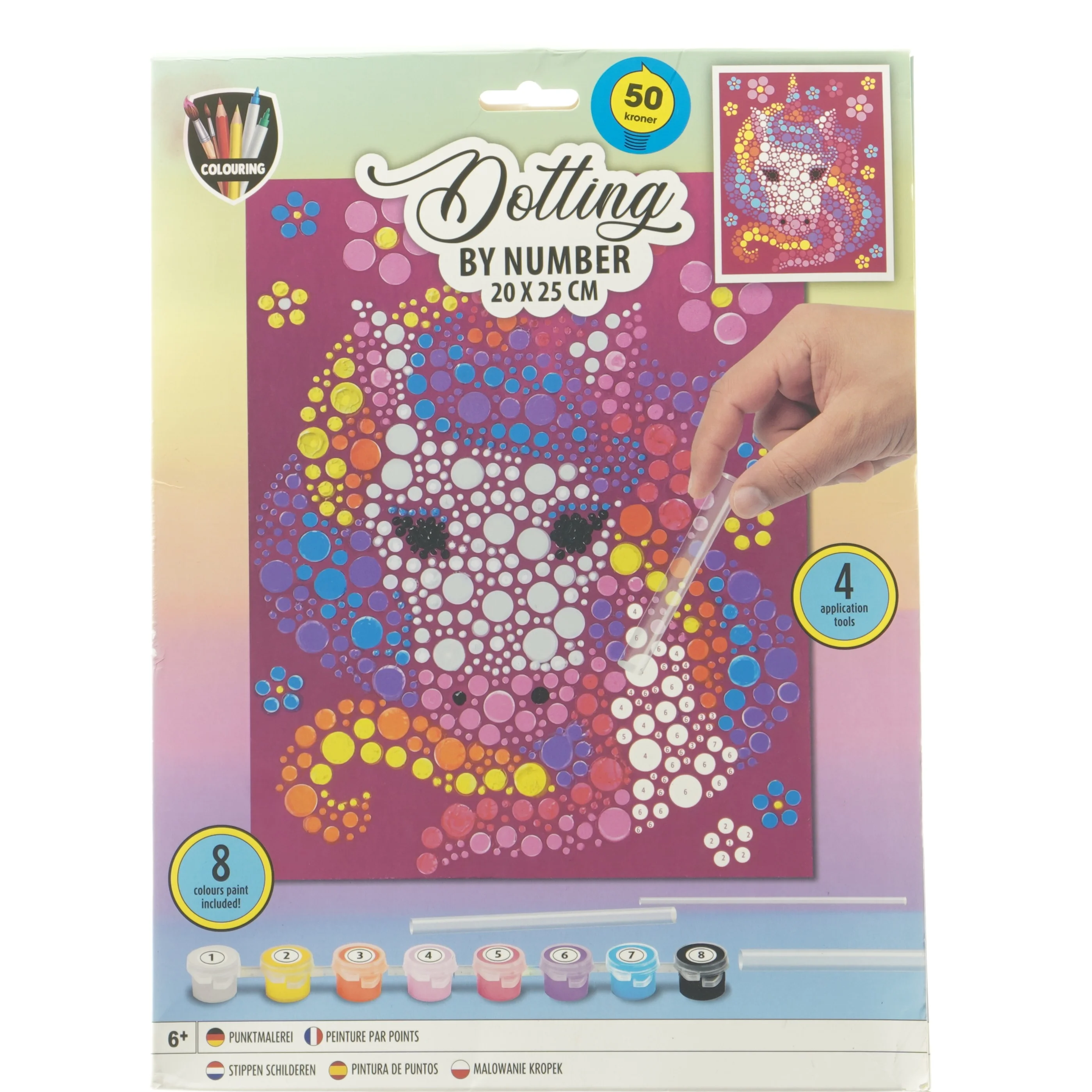 Dotting by number malerisæt fra Colouring