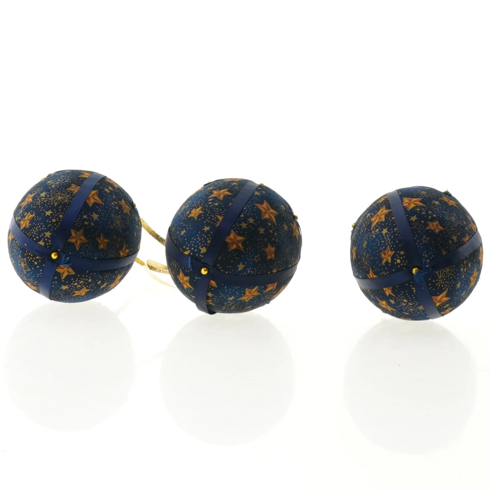 Dekorative julekugler (str. 12 x 7,5 cm)