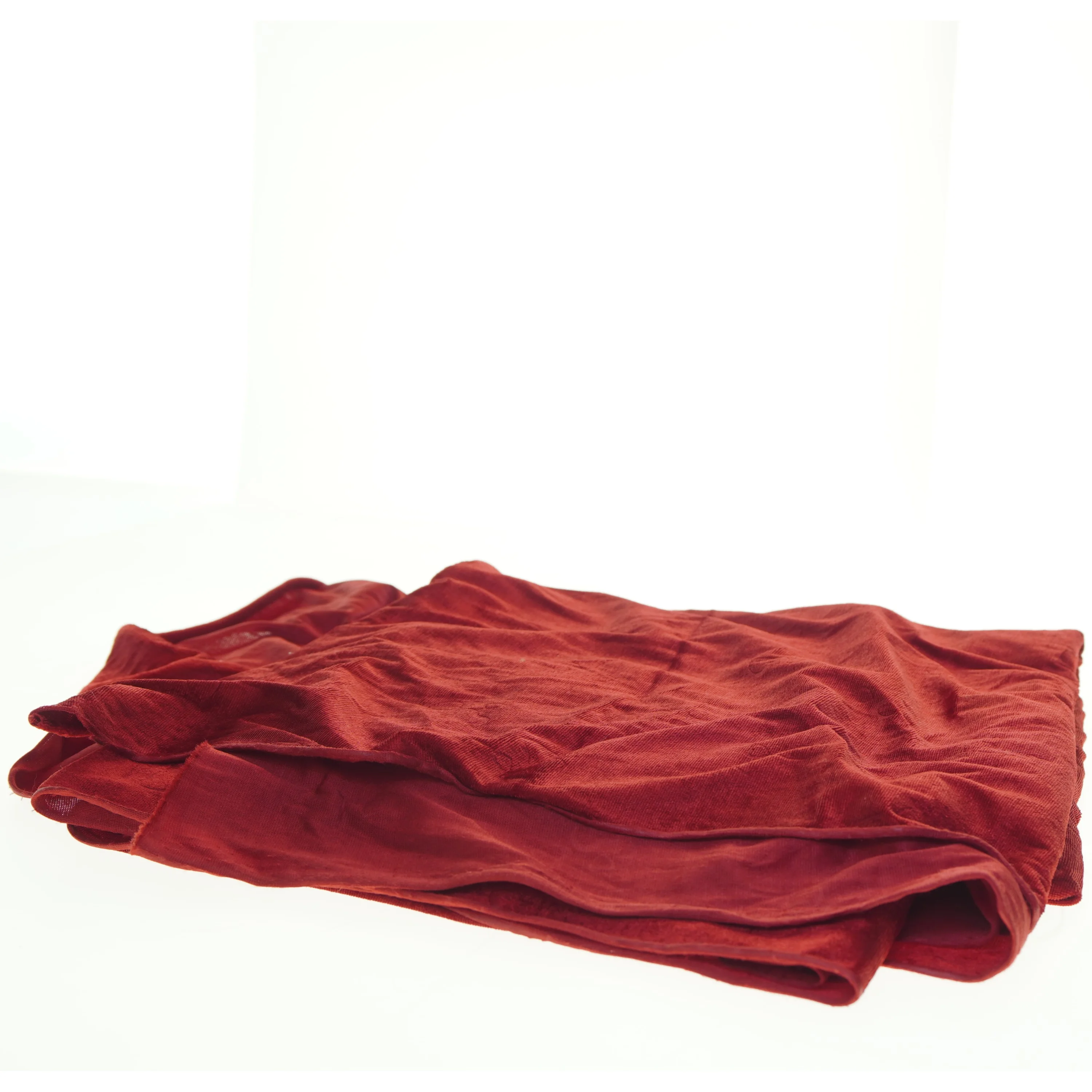 Rødt nervøs velour (str. 300 x, 154 cm)