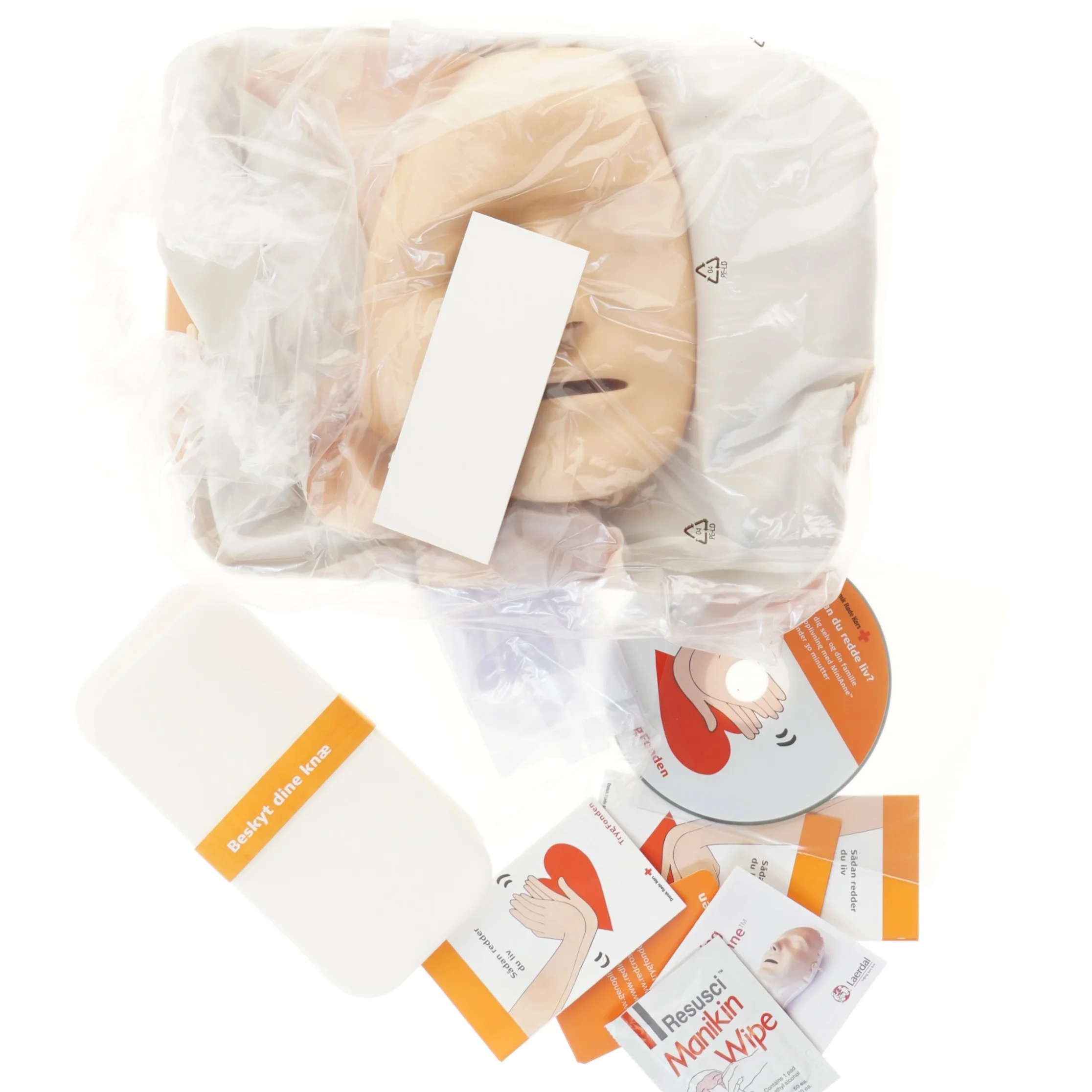 MiniAnne førstehjælp genoplivningskit fra TrygFonden