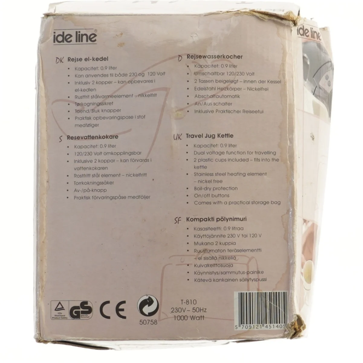 Rejsekedel Ide Line Travel Mate fra Ide Line (str. 20x17 cm)