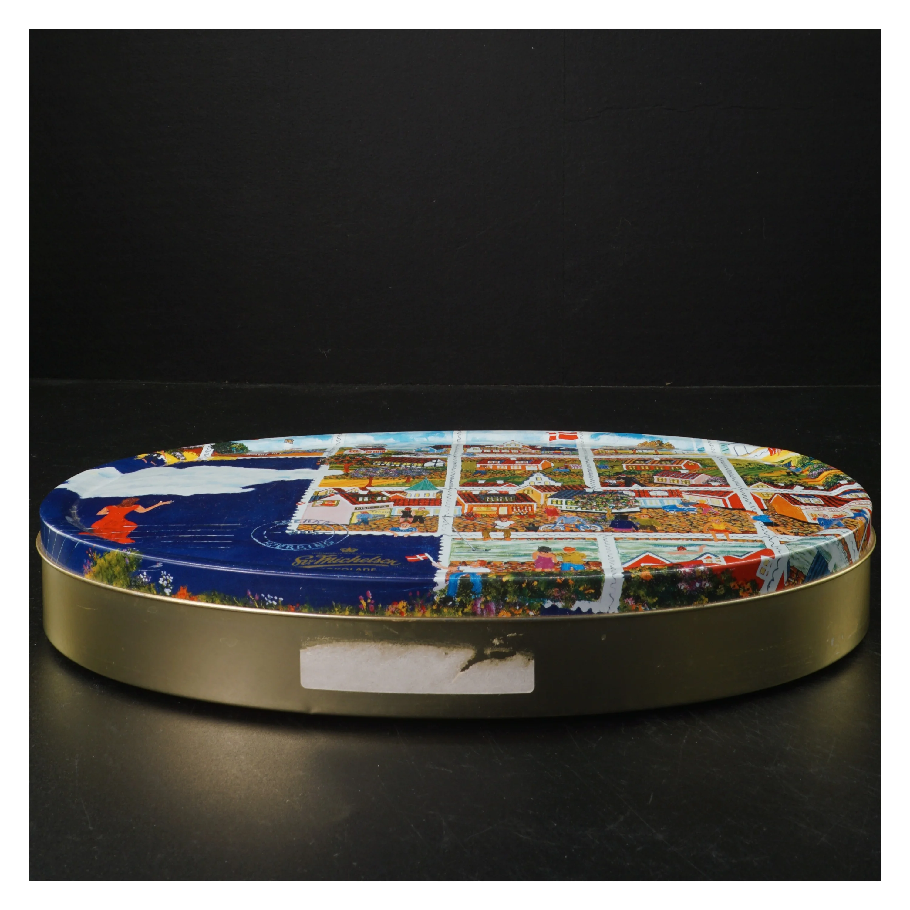 Dekorativ kagedåse fra Sv Michelsen (str. 32 cm)