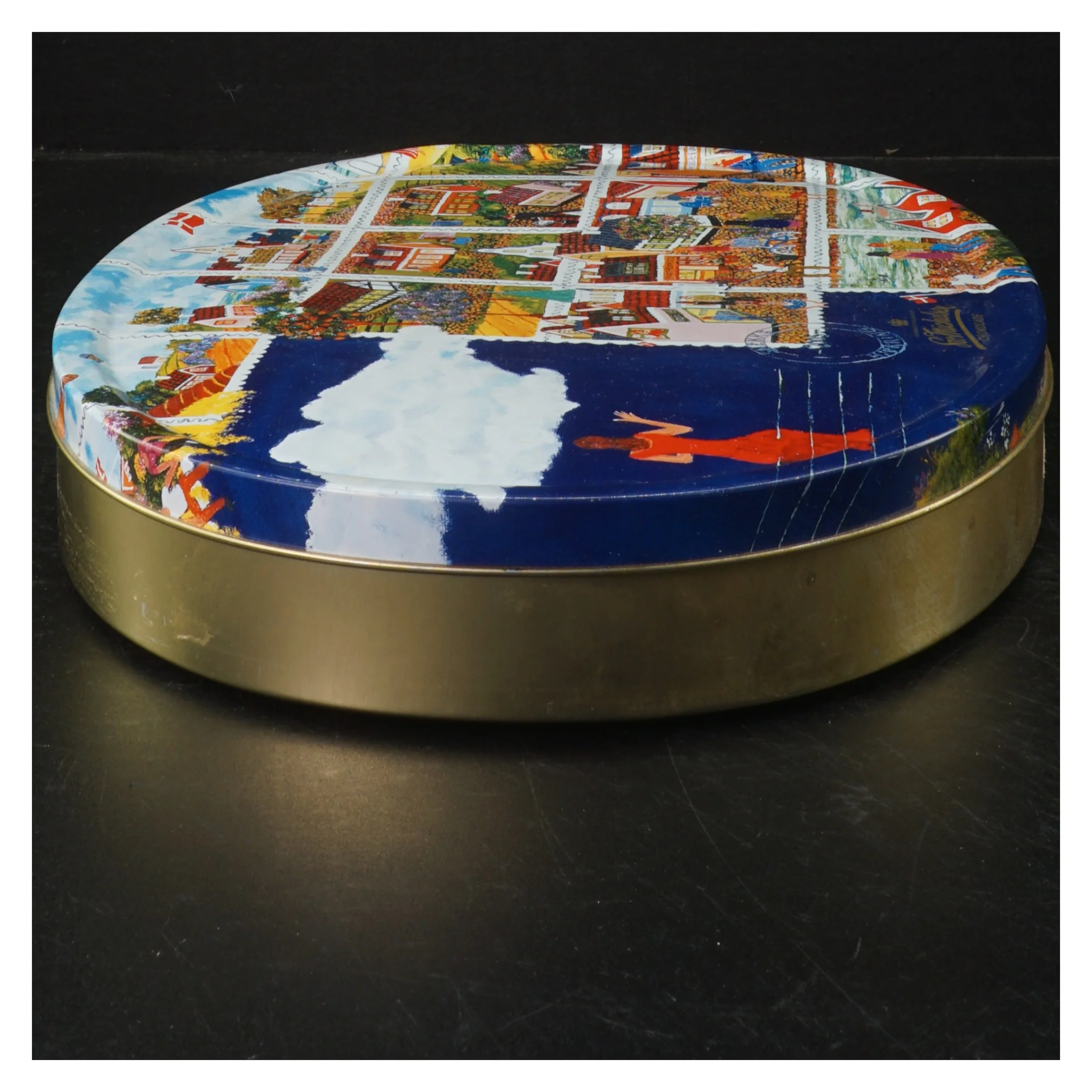 Dekorativ kagedåse fra Sv Michelsen (str. 32 cm)