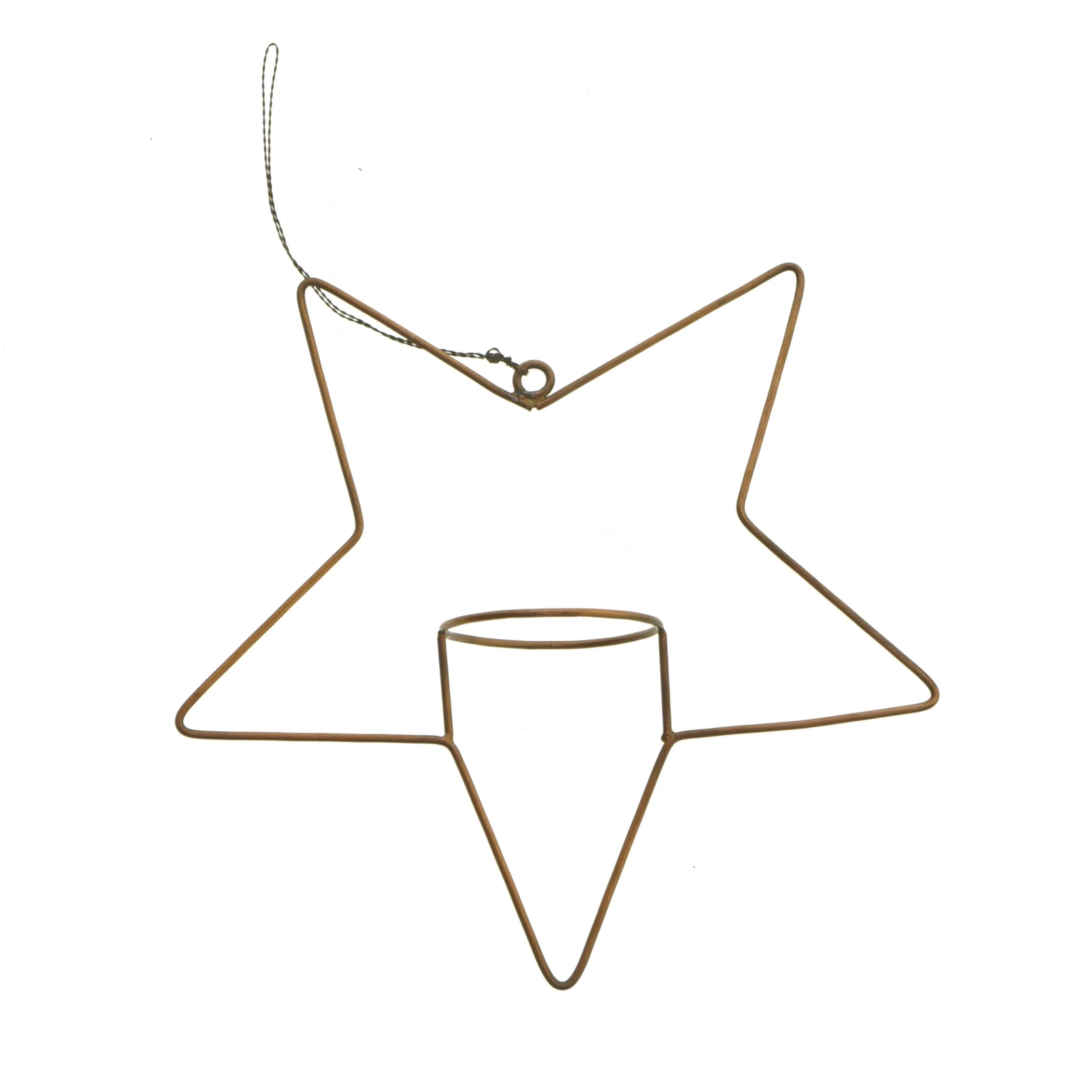 Stjerneformet lysholder (str. 21 cm)