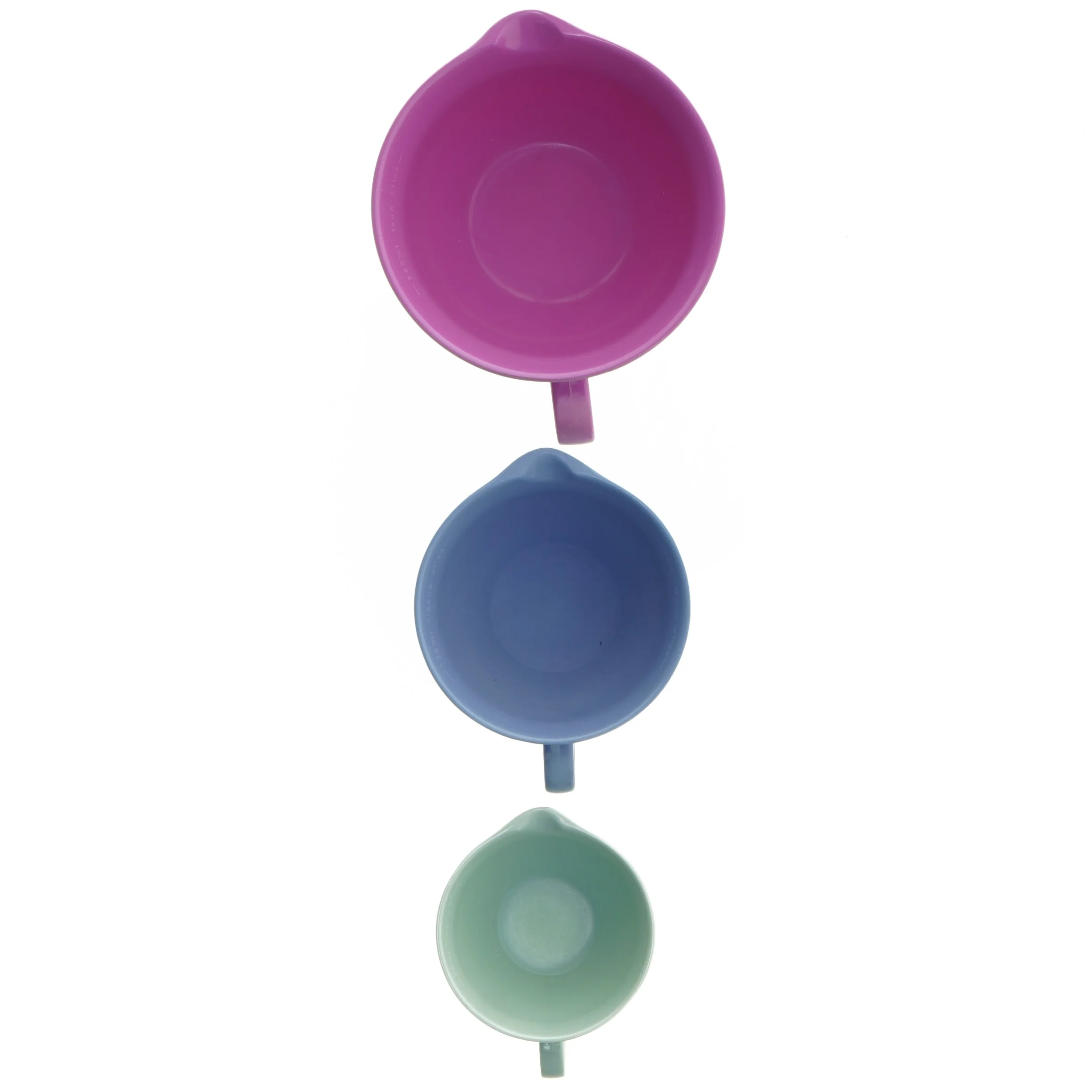 sæt af målebægere (str. ø 6, ø 8, ø 10 cm)