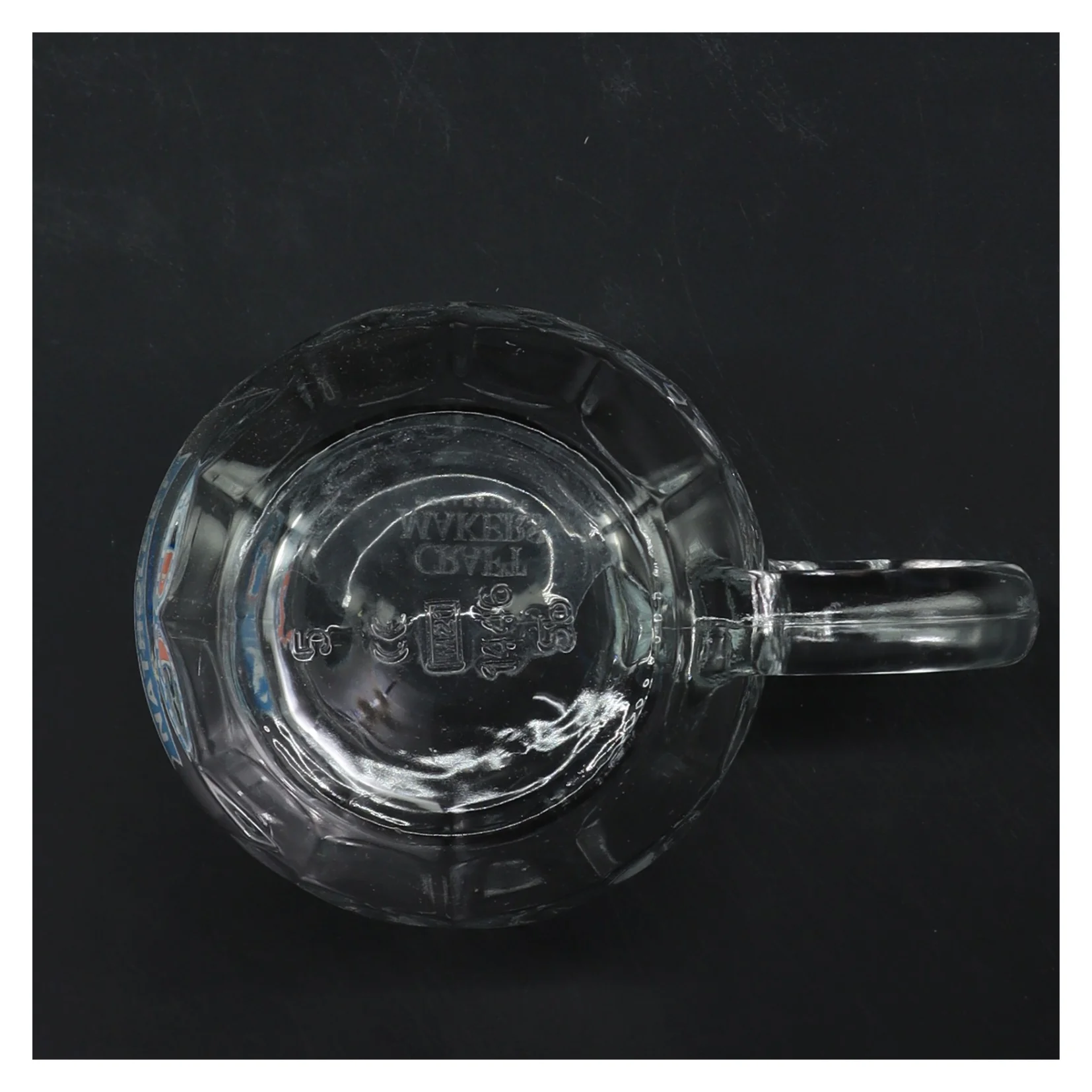 Ølkrus med Natholdet logo (str. Ø 8,5 cm længde 11,5 cm)