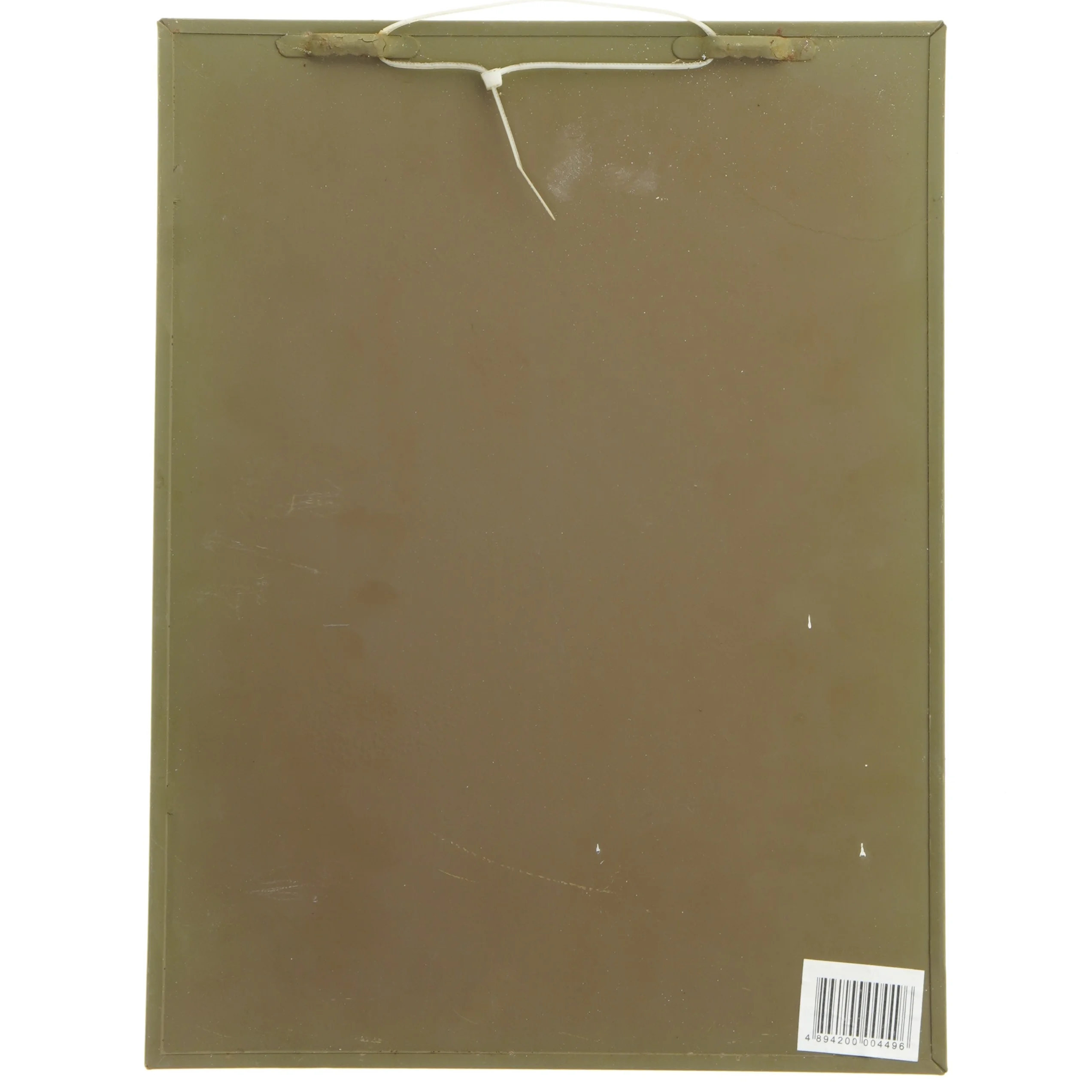 Metalskilt med fugle- og blomstermotiv (str. 35x27 cm)