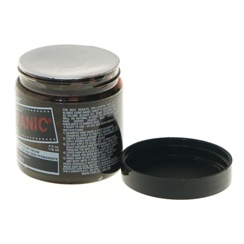 Manic Panic hårfarve creme, Infra Red fra Manic Panic (str. Ø 6 cm længde 6,5 cm)