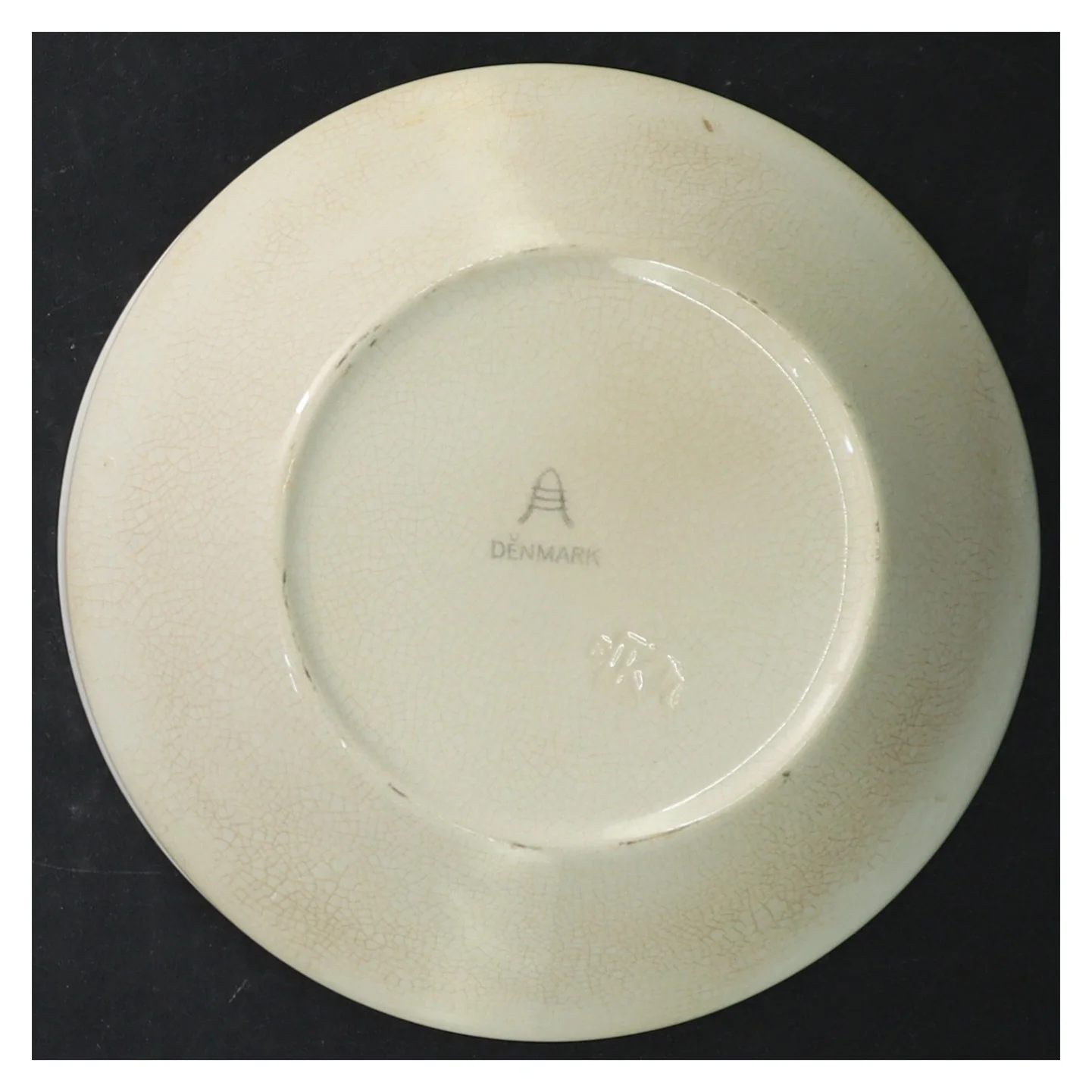 Keramisk skål med kantbånd (str. 2 styk. ø. 14,5 cm)