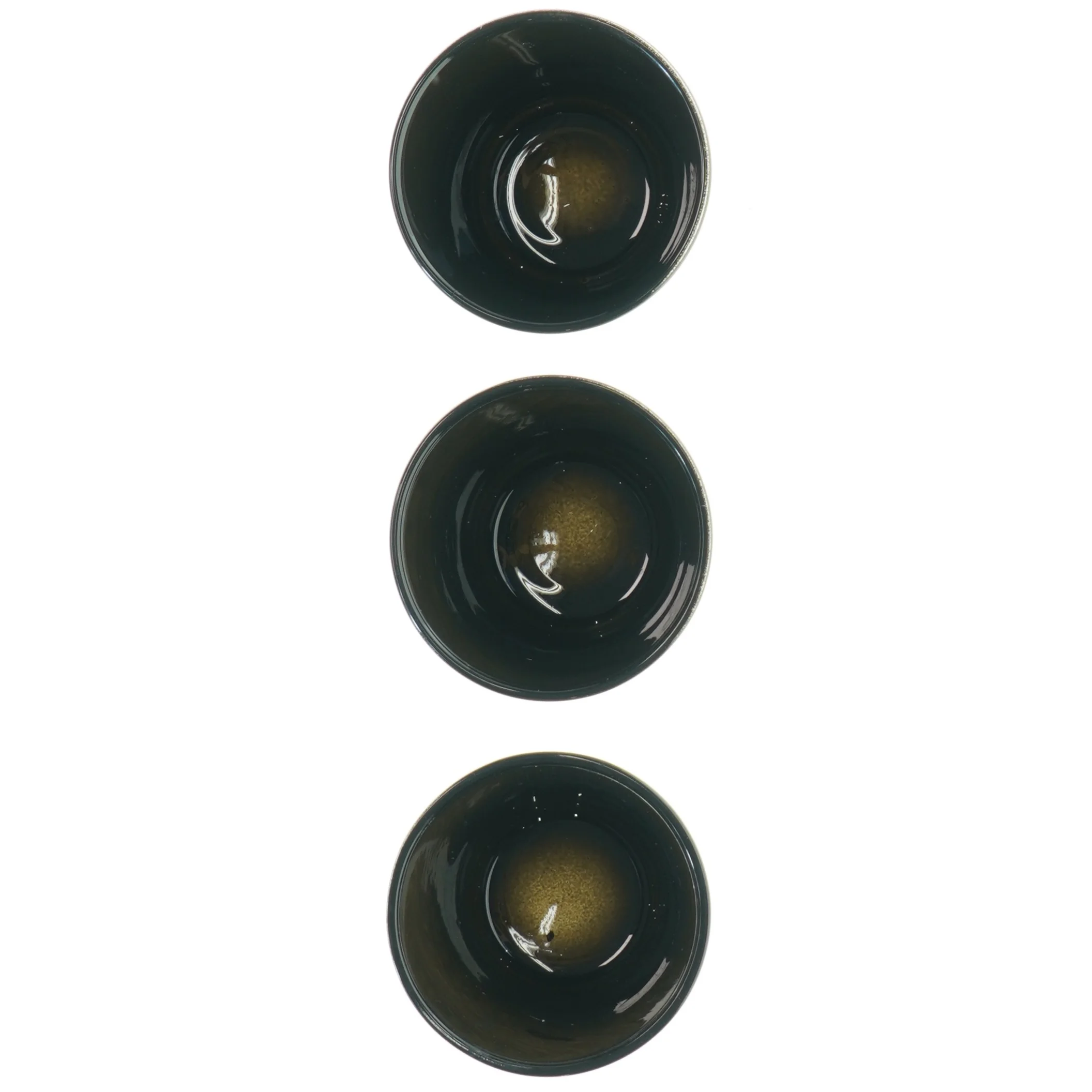 Sorte glasskåle  (str. H 7,5 cm, ø 7,5 cm)