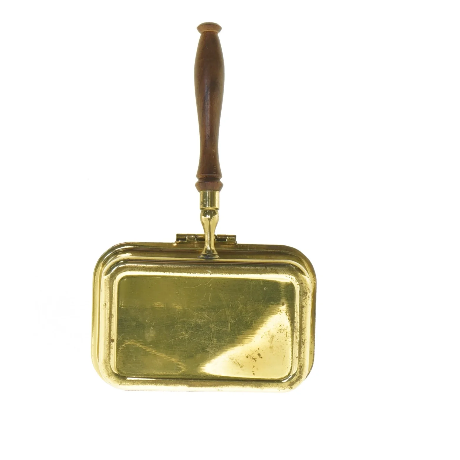 Antik dåse med træhåndtag (str. 18 x 11 x 5 cm)