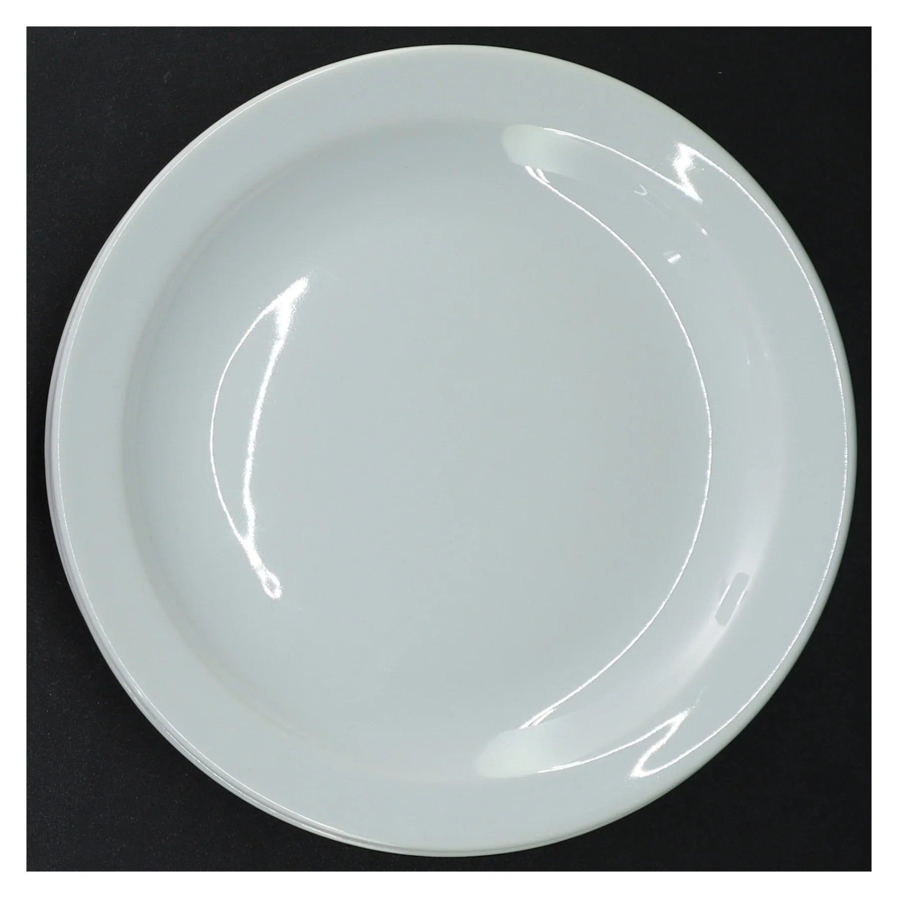 Hvide middagstallerkener (str. 17 x 2 cm)